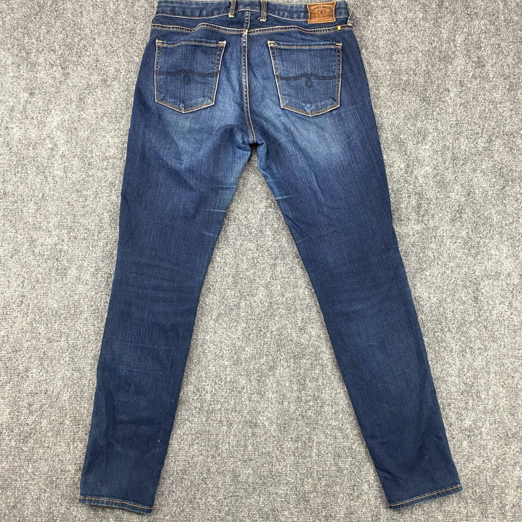 Lucky Brand Lucky Brand Lolita Skinny Jeans Womens 6/28 Blue Distressed Stretch Denim Pants Jeans Size 28" / US 6 / IT 42 - 6 Thumbnail