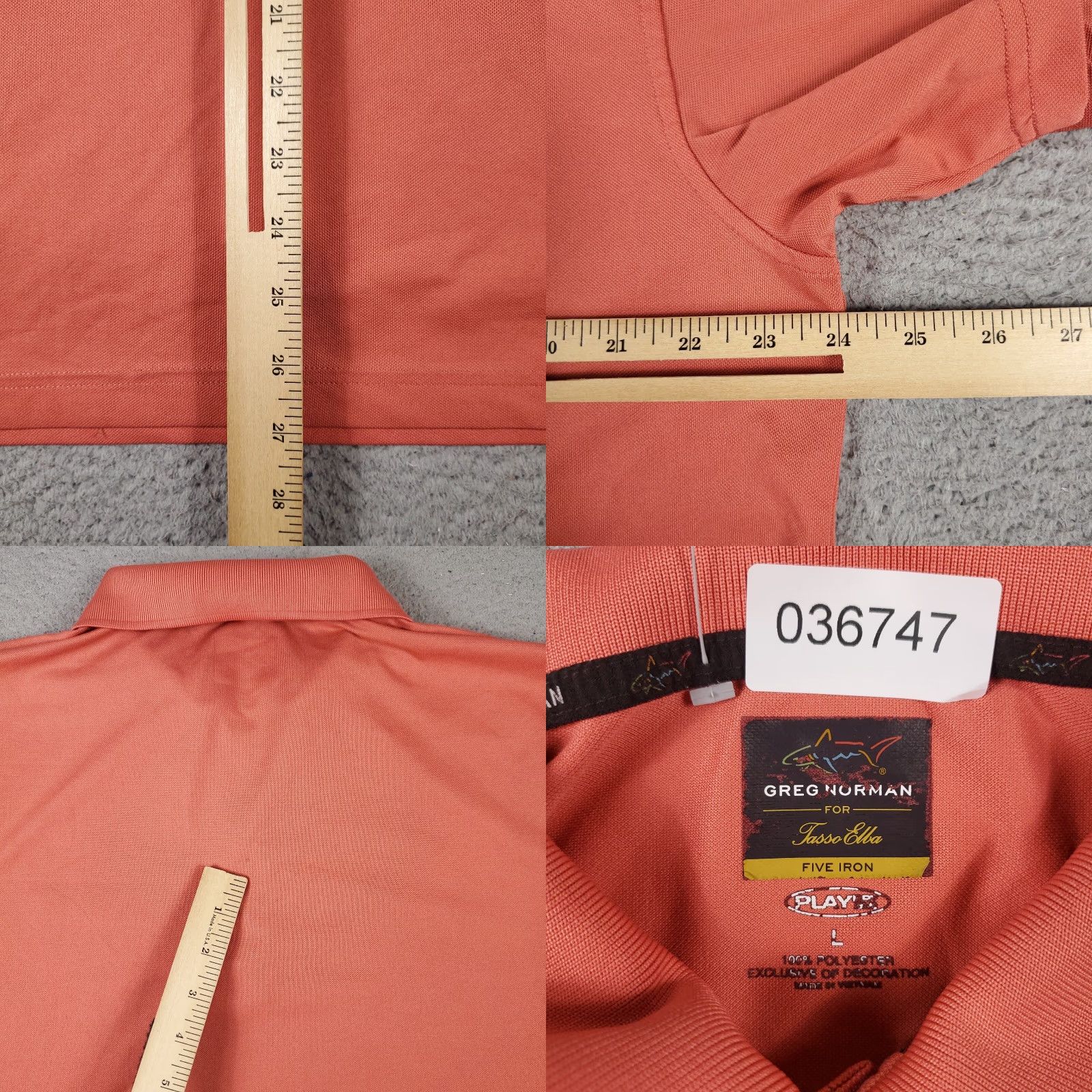 Vintage Greg Norman Polo Shirt Mens L Pink Golf Casual Short Sleeve Shirt Mens Size US L / EU 52-54 / 3 - 8 Thumbnail
