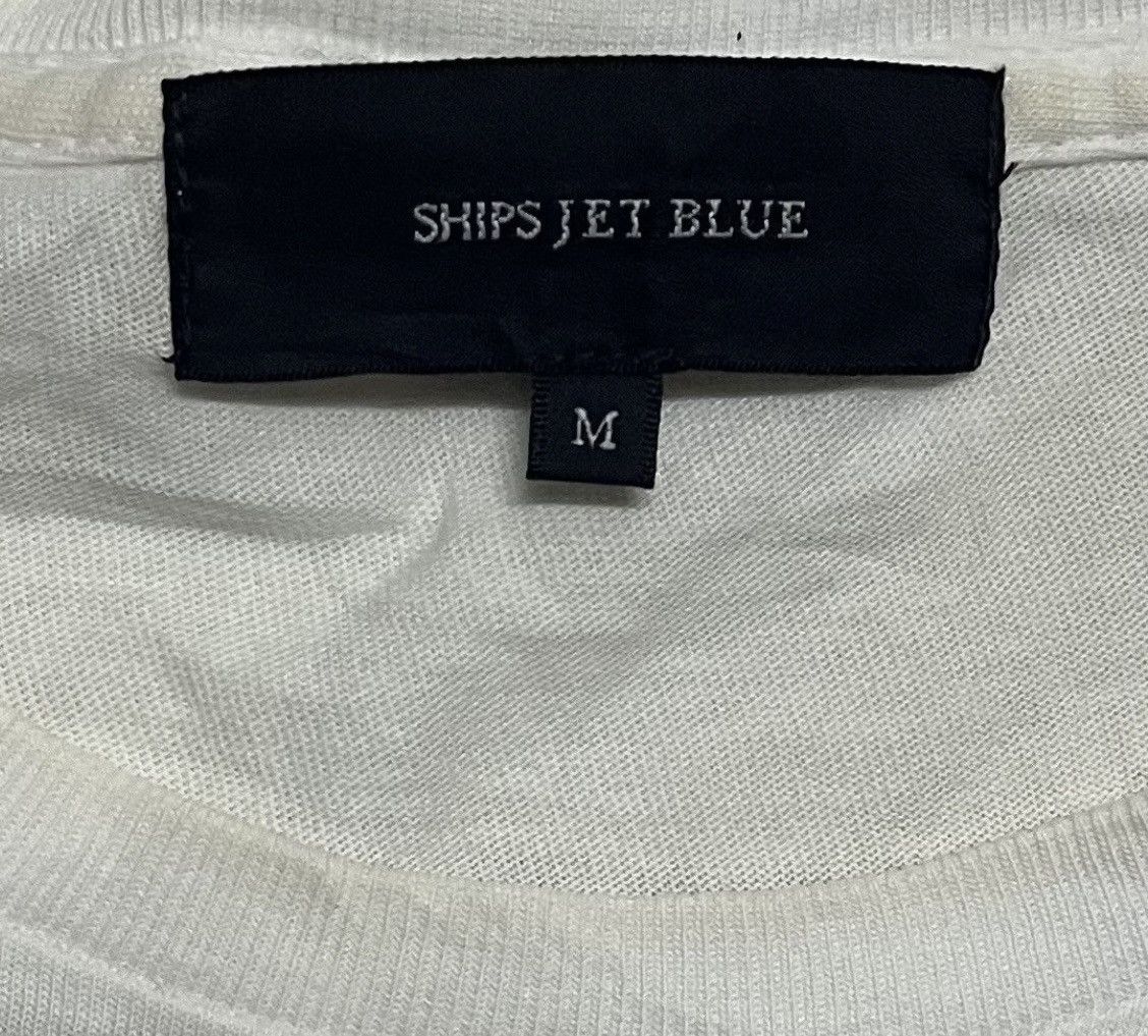 Japanese Brand × Ships Jet Blue Ship Jet Blue White Short Sleeve Tshirt Size US M / EU 48-50 / 2 - 2 Thumbnail