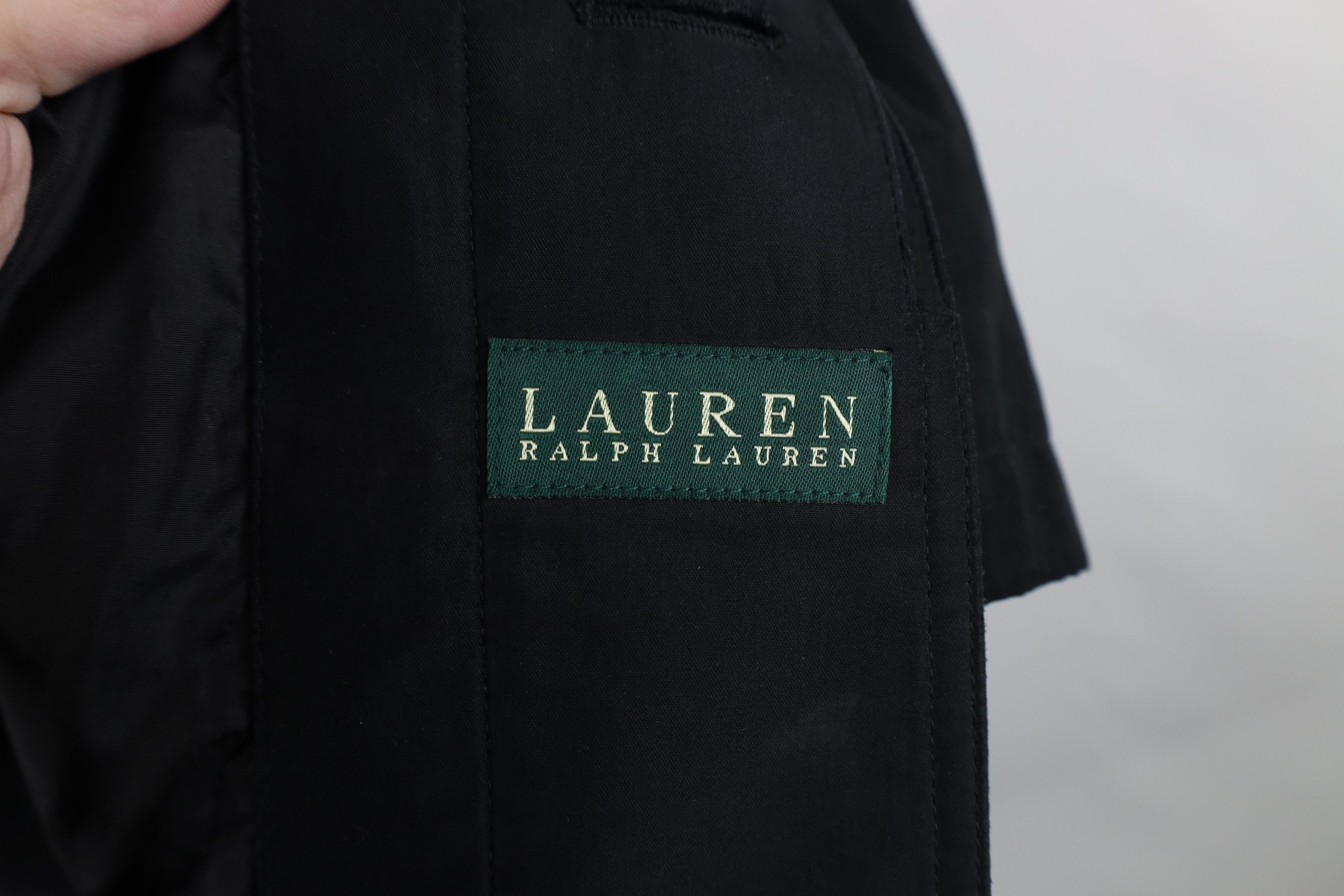 Ralph Lauren Vintage 90s Ralph Lauren Button Trench Coat Jacket Size US L / EU 52-54 / 3 - 12 Thumbnail