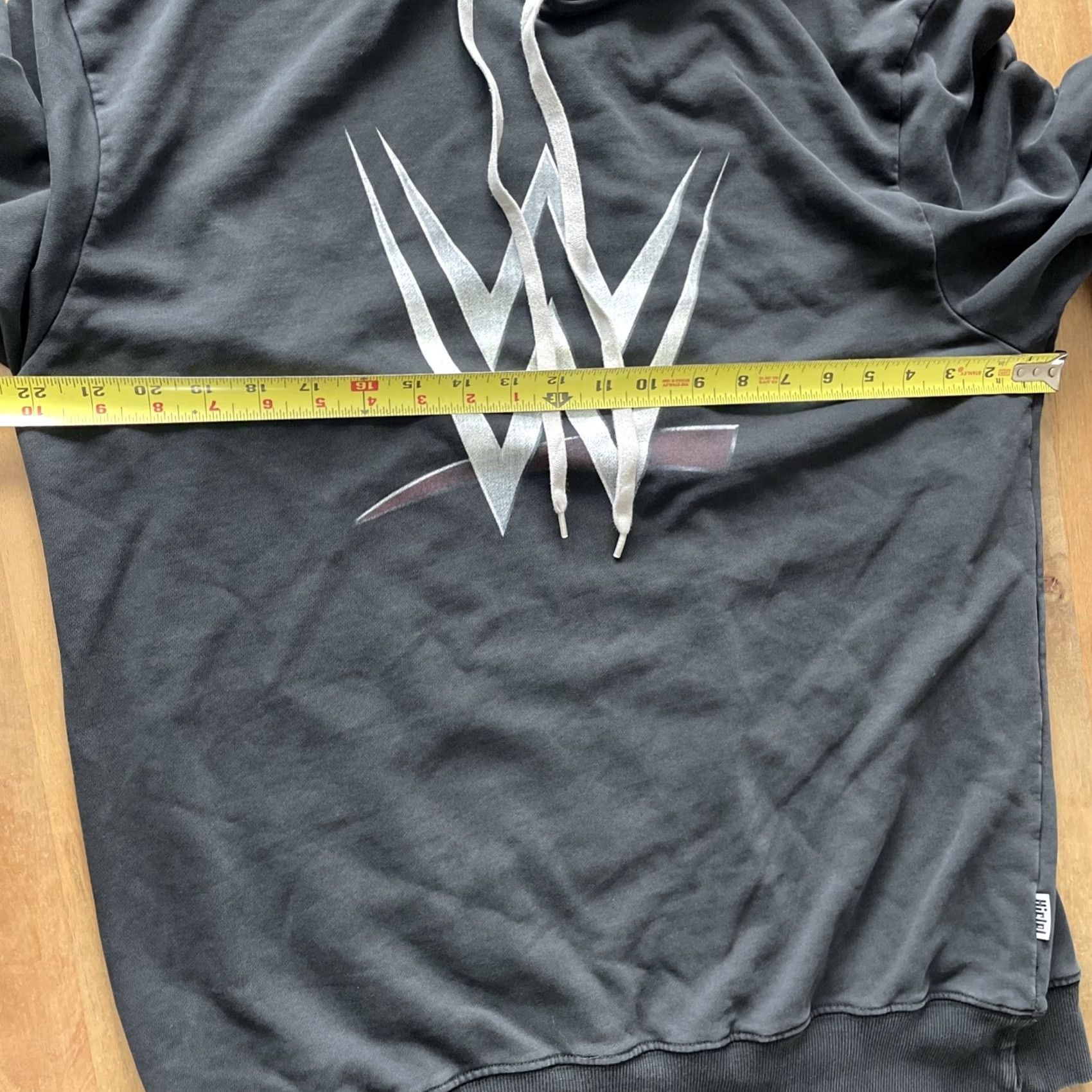 Logo 7 VINTAGE Hiclol Hoodie Mens Size M Black Graphic Print Hooded 90s 00s Wrestling Center Logo Size US M / EU 48-50 / 2 - 6 Thumbnail