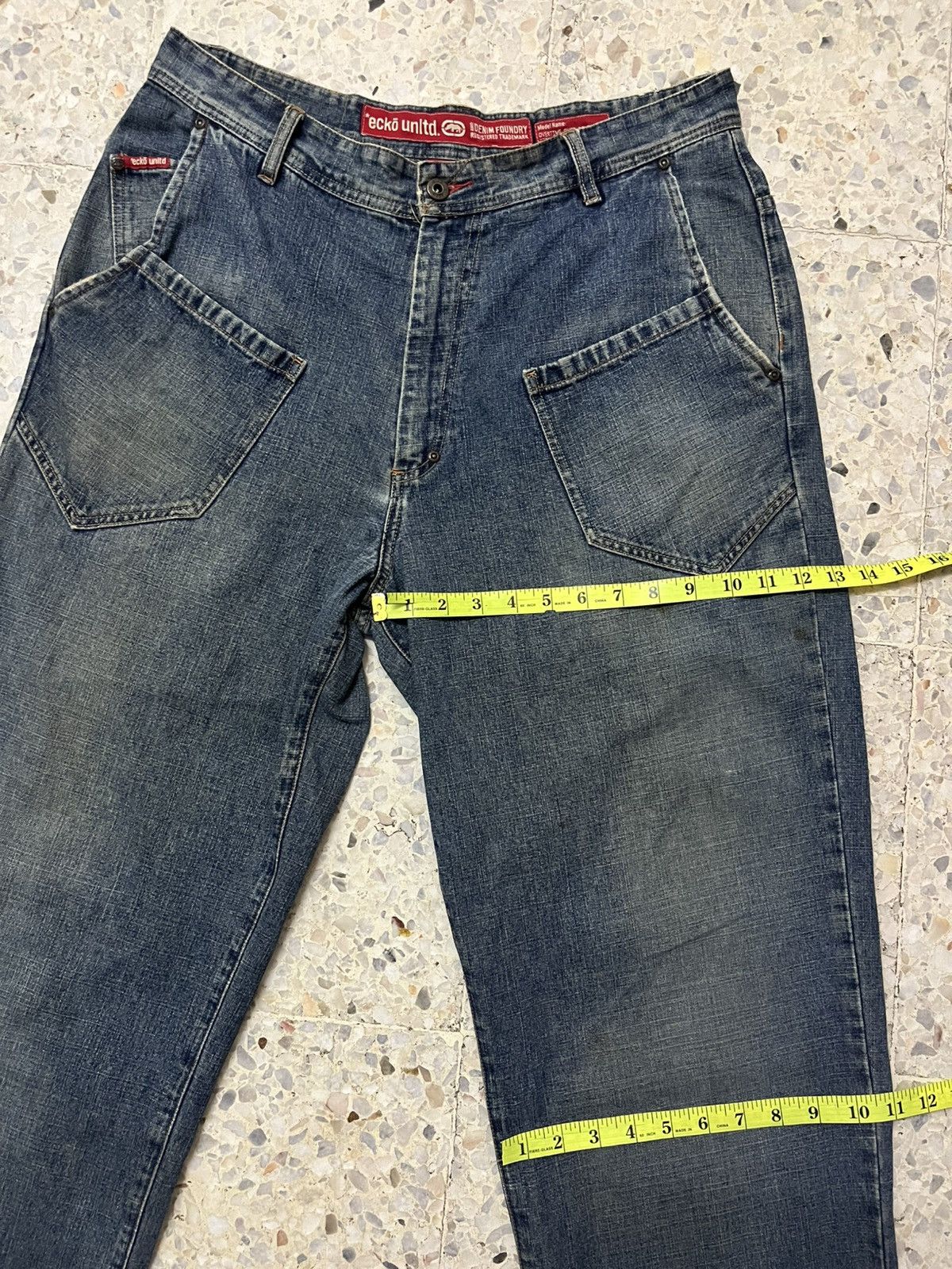 Vintage Vintage Ecko Unltd denim foundry baggy jeans Size US 34 / EU 50 - 15 Thumbnail