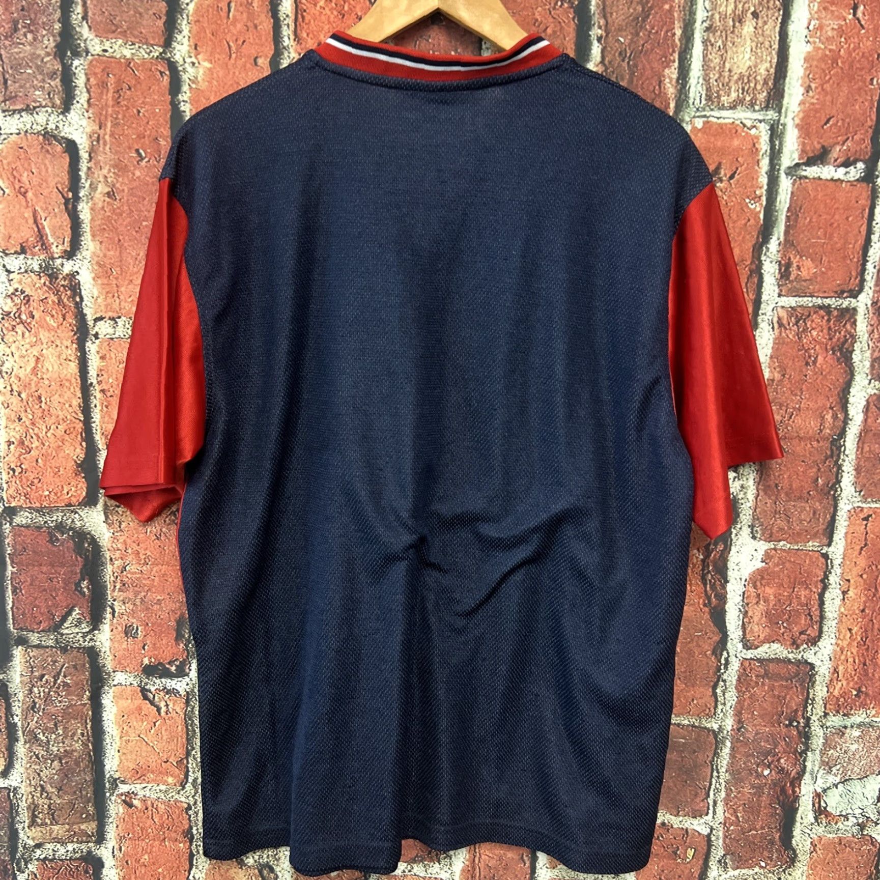 Karl Kani Karl Kani Sports Football Jersey Shirt L Blue Hip Hop Sports T-Shirt Mens Size US L / EU 52-54 / 3 - 4 Thumbnail
