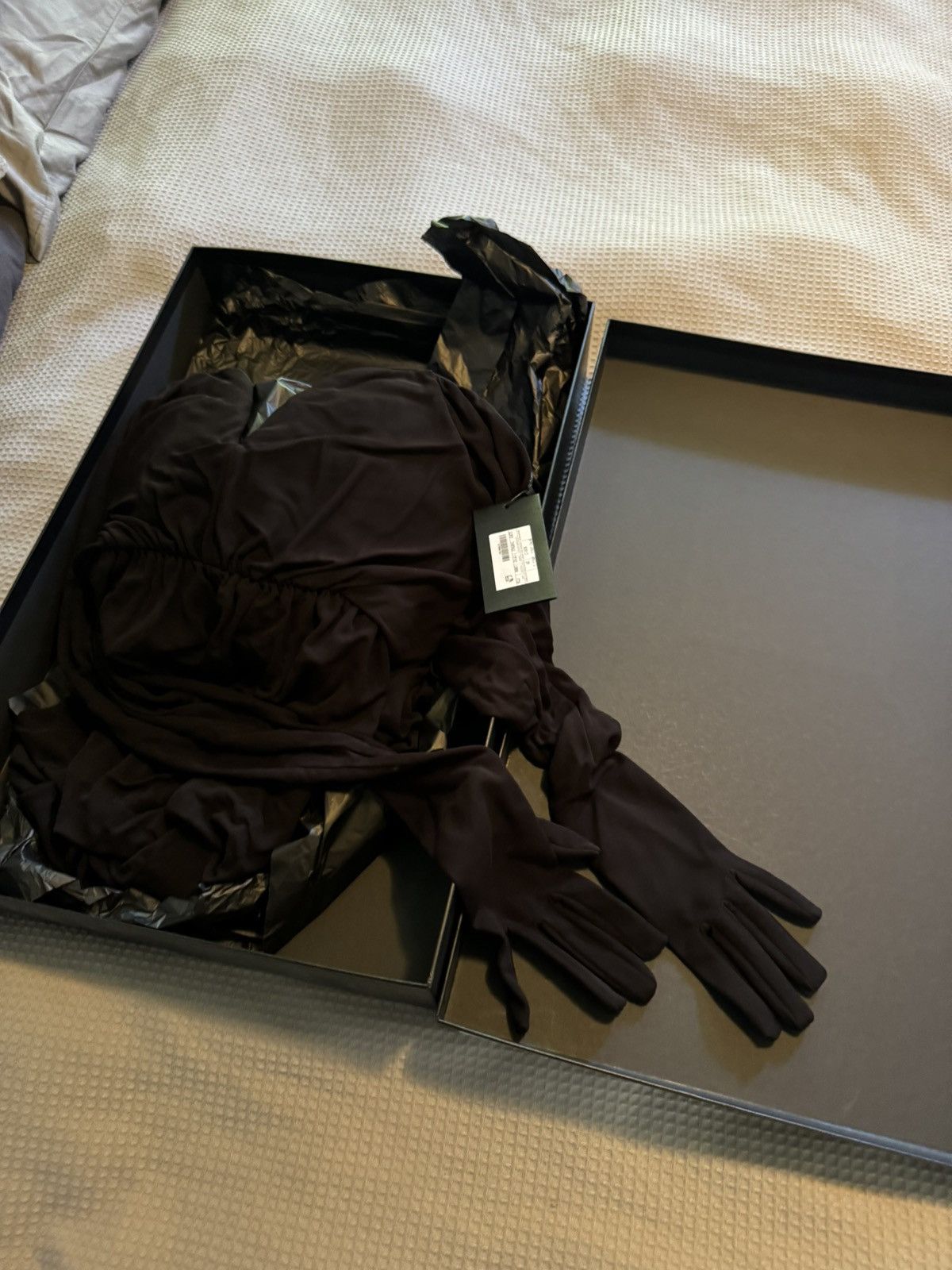 Saint Laurent Paris SAINT LAURENT strapless glove dress Size XS / US 0-2 / IT 36-38 - 10 Thumbnail