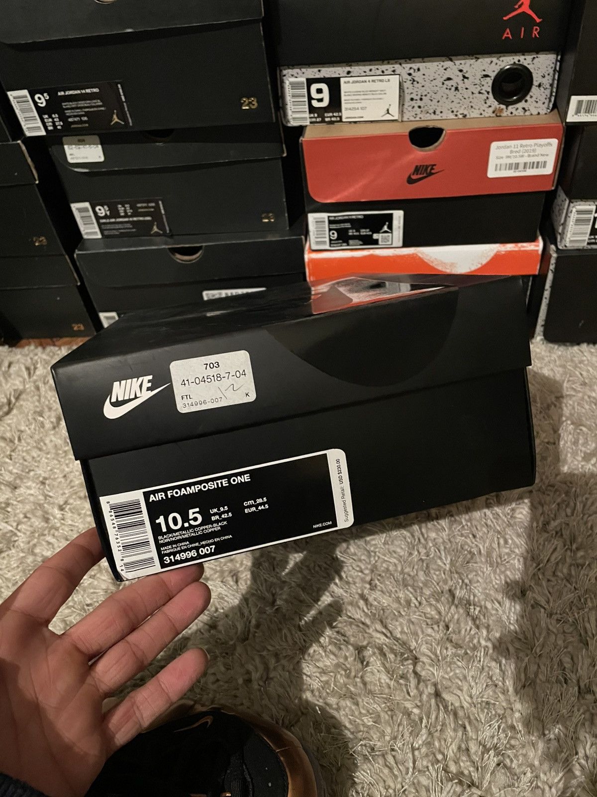 Nike Nike Air Foamposite One Copper Size US 10.5 / EU 43-44 - 9 Thumbnail