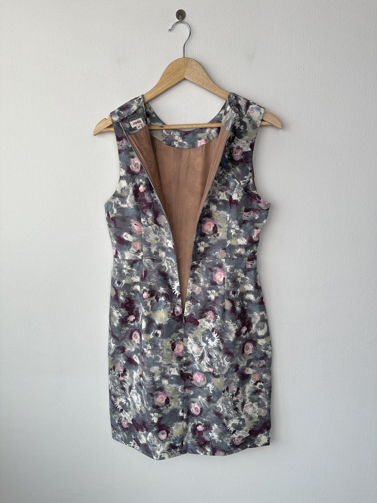 Kenzo KENZO Paris Floral Print Cotton Silk Sleeveless Mini Dress Size S / US 4 / IT 40 - 6 Thumbnail