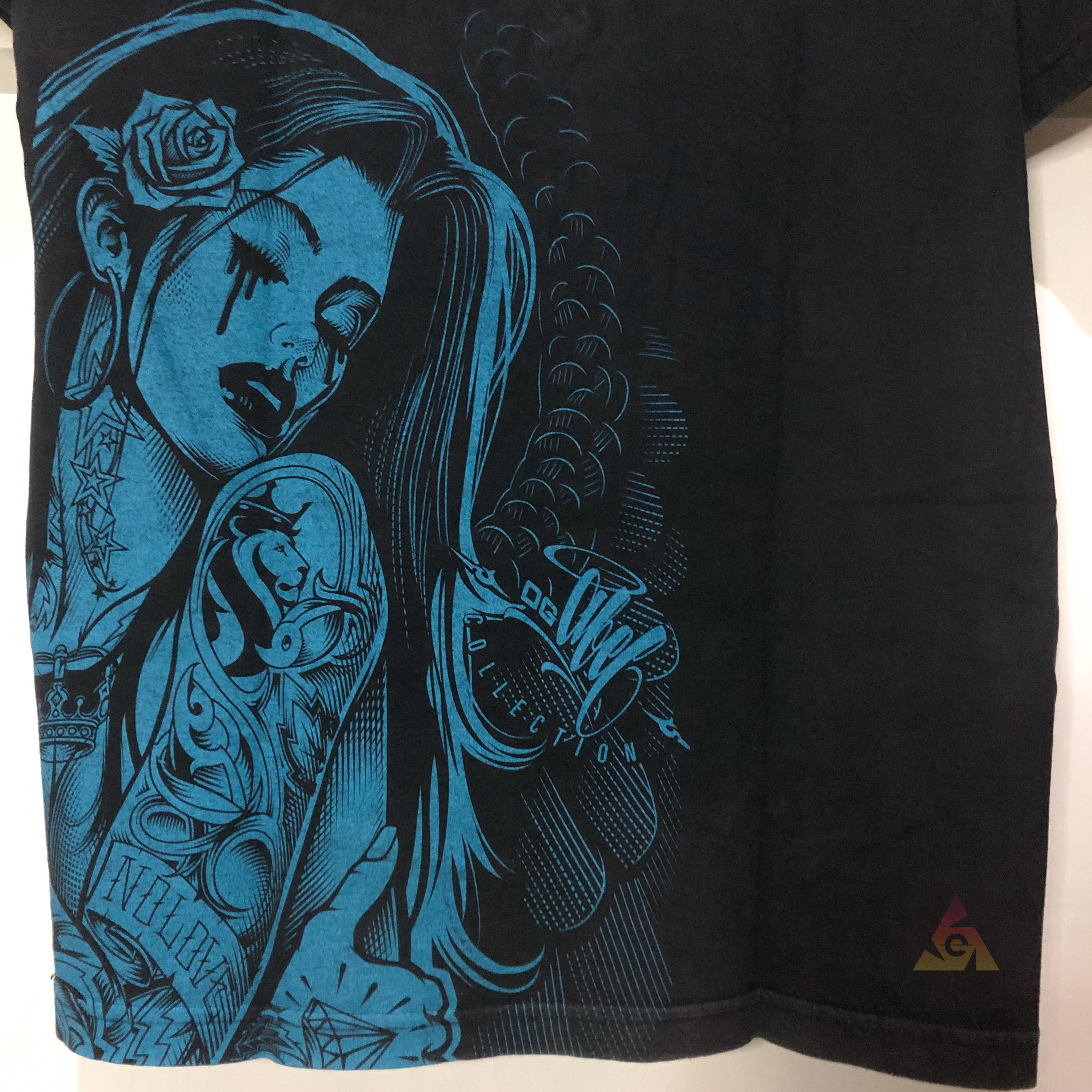 Japanese Brand Vintage Ogabel Double Sided Printed Women T-Shirt Y2K Size US L / EU 52-54 / 3 - 10 Thumbnail