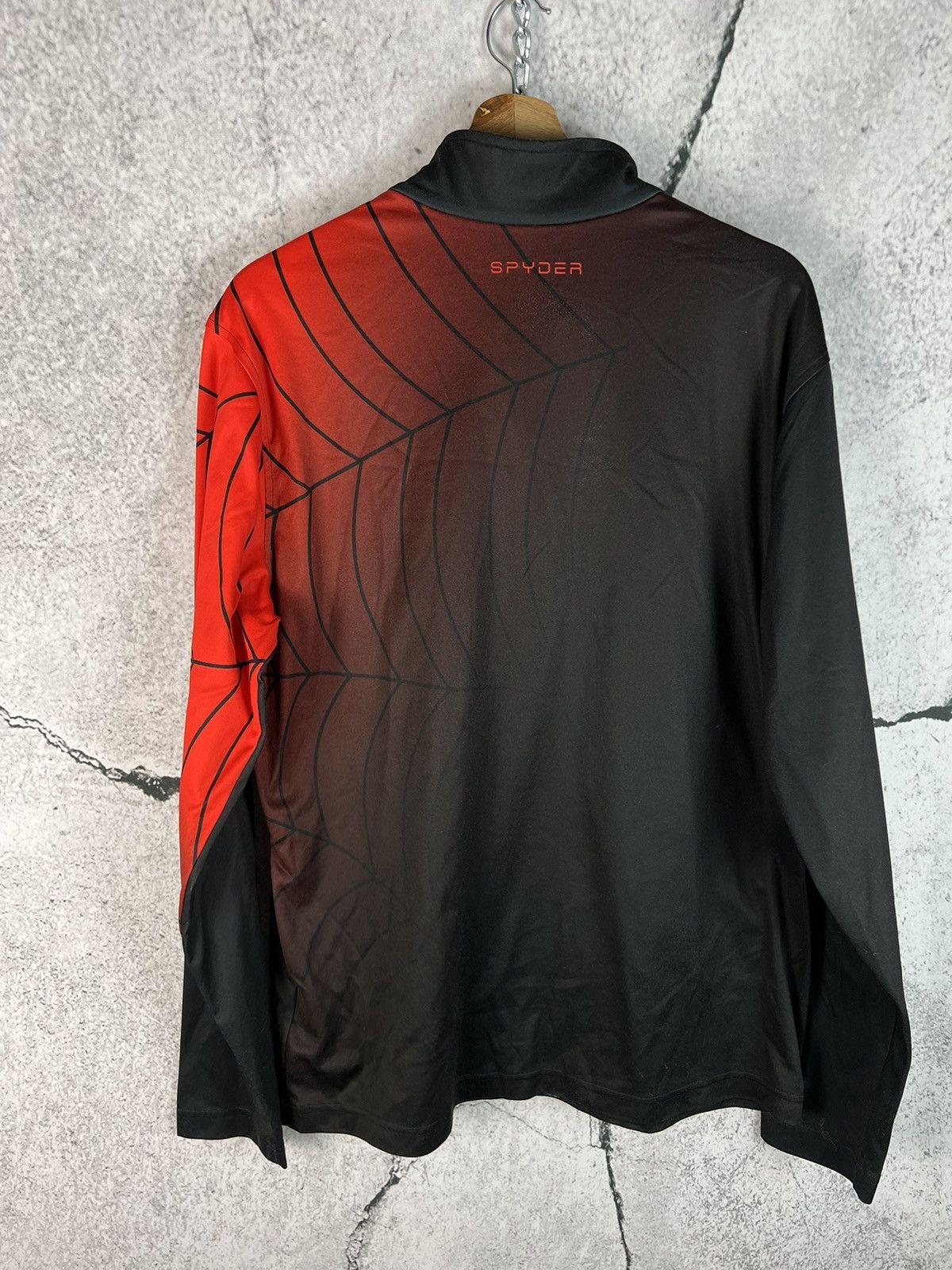 Spyder × Vintage Spyder Fleece Thermo 1/4 Zip Pullover Sweater red Size US L / EU 52-54 / 3 - 3 Thumbnail