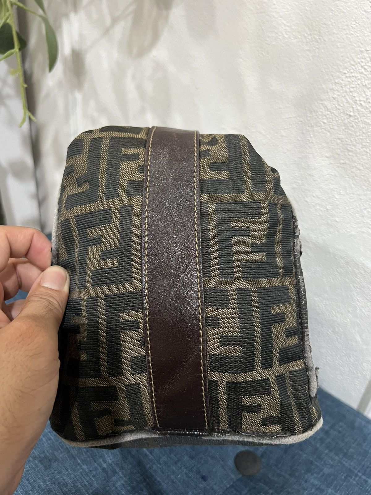 Fendi × Vintage VINTAGE FENDI ZUCCA VANITY CASE BAG Size ONE SIZE - 4 Thumbnail