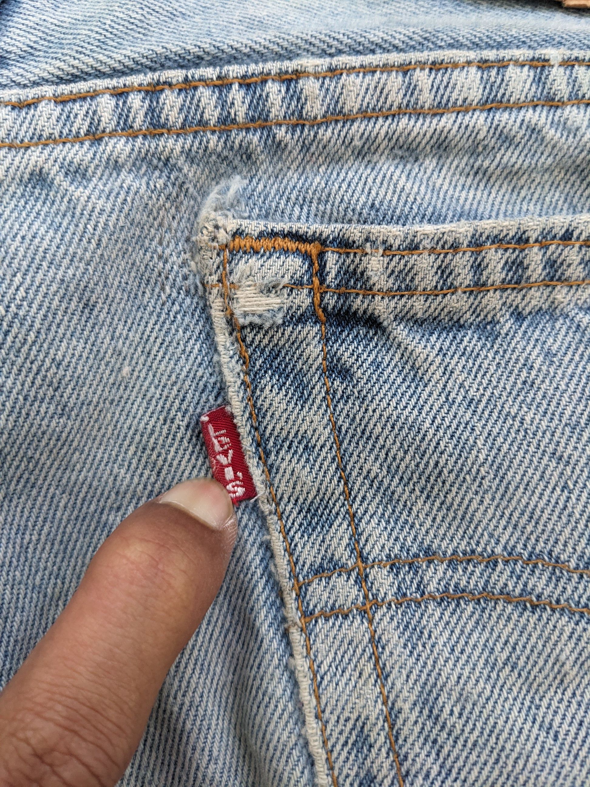 Levi's OPEN ORDER 🔥 Vintage Levis 501 Bandana Sashiko Boro Flare Size US 32 / EU 48 - 12 Thumbnail
