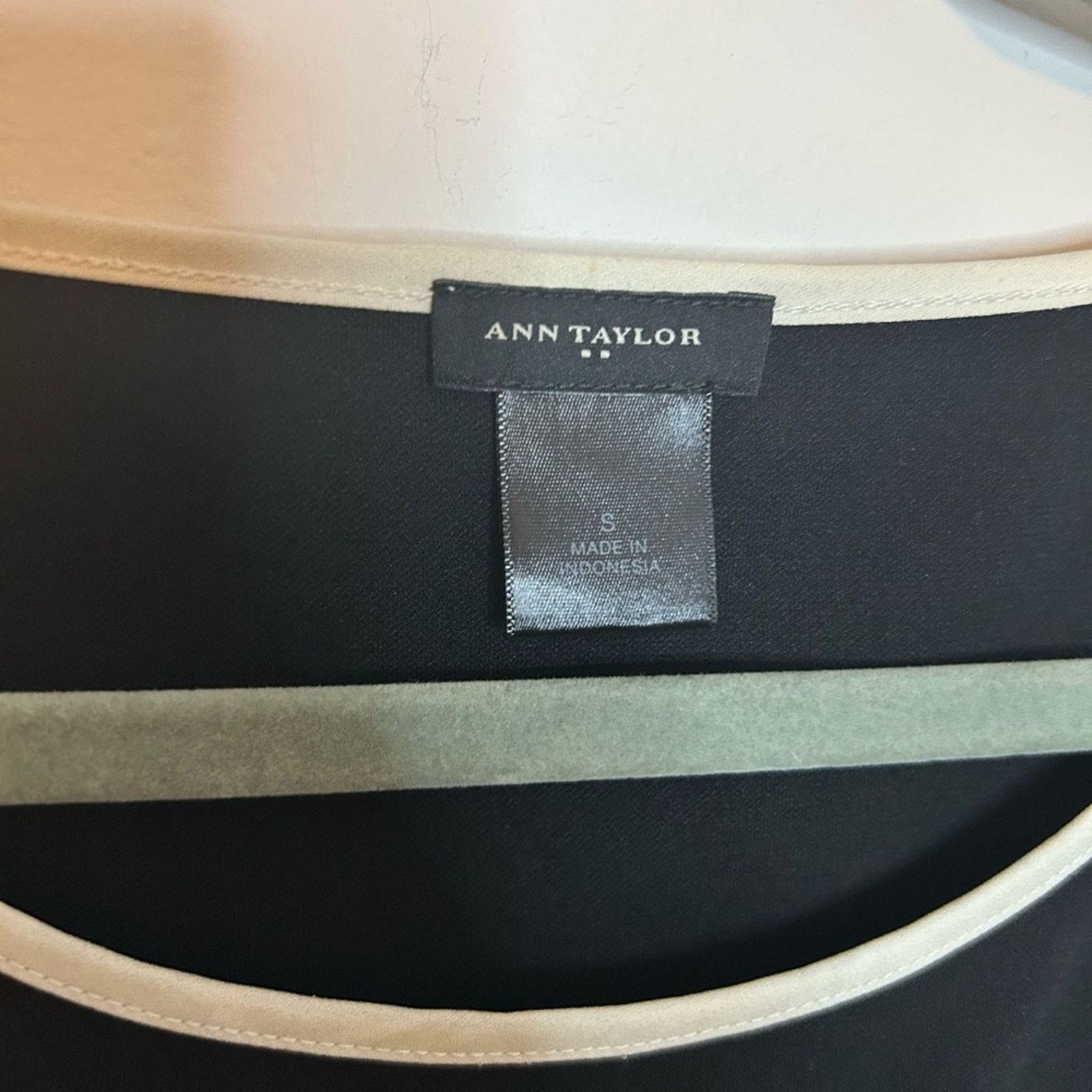 Ann Taylor Ann Taylor Black and White Layered Sleeveless Top Size S / US 4 / IT 40 - 3 Thumbnail