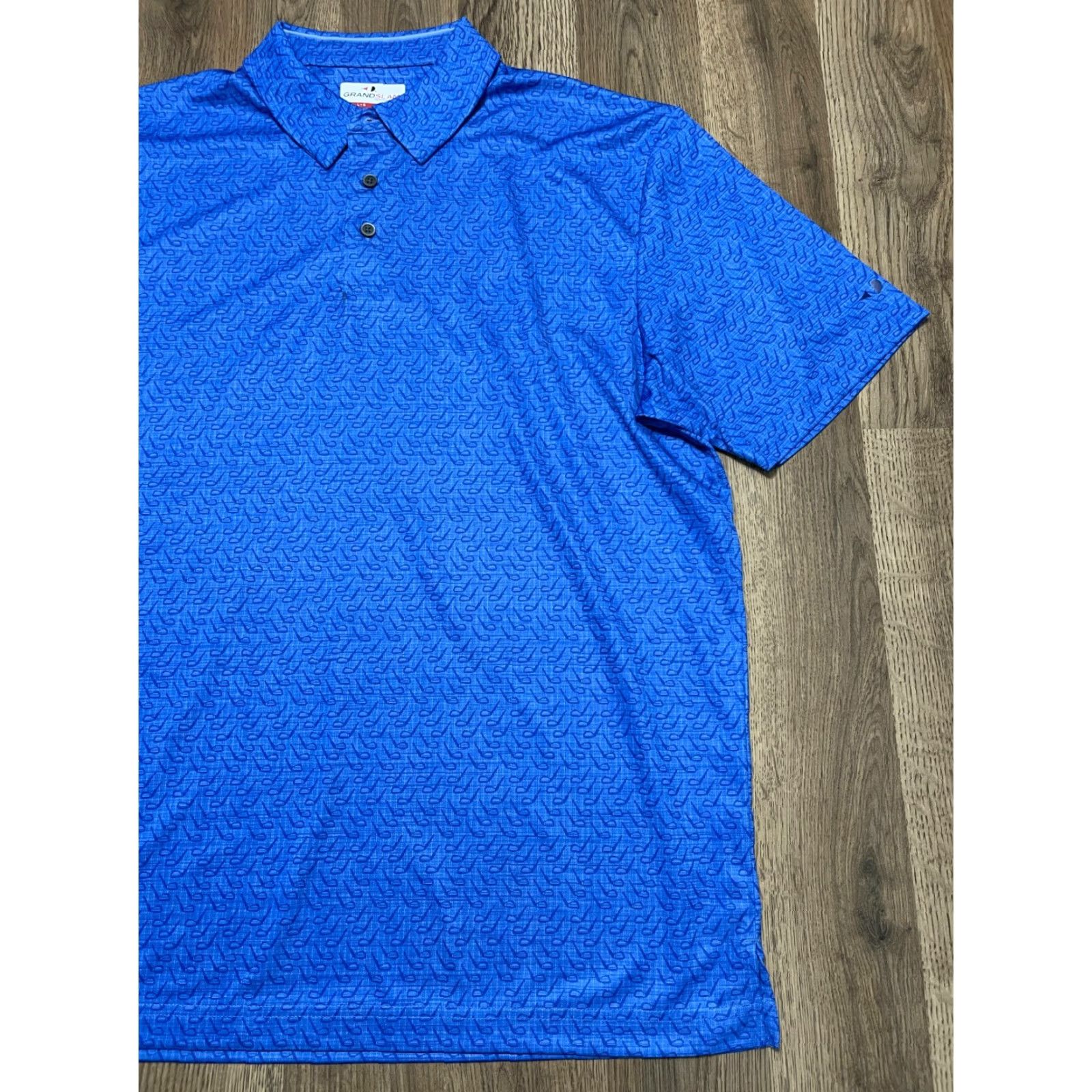 Vintage Grand Slam Shirt Men’s Large Blue Polo Short Sleeve Size US L / EU 52-54 / 3 - 4 Thumbnail