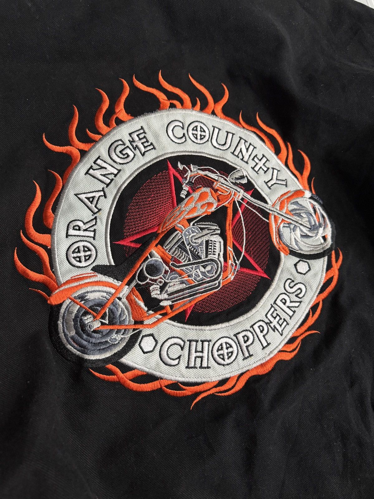 West Coast Choppers Orange County Choppers OCC Racing Jacket Black Orange Y2K Size US XL / EU 56 / 4 - 11 Thumbnail