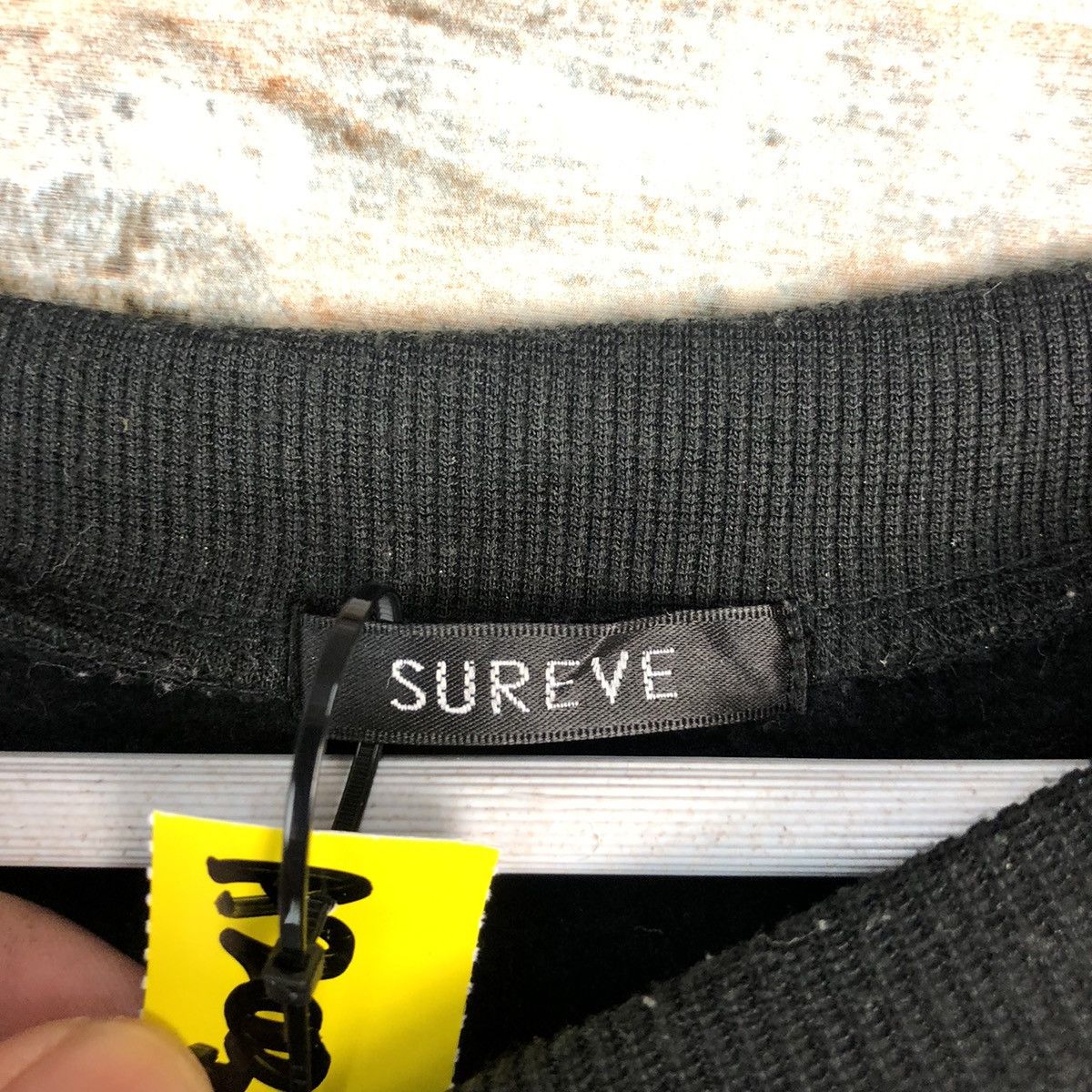 Japanese Brand Sureve Superb cartoon big logo Black Sweatshirt #A2037 Size US L / EU 52-54 / 3 - 16 Thumbnail