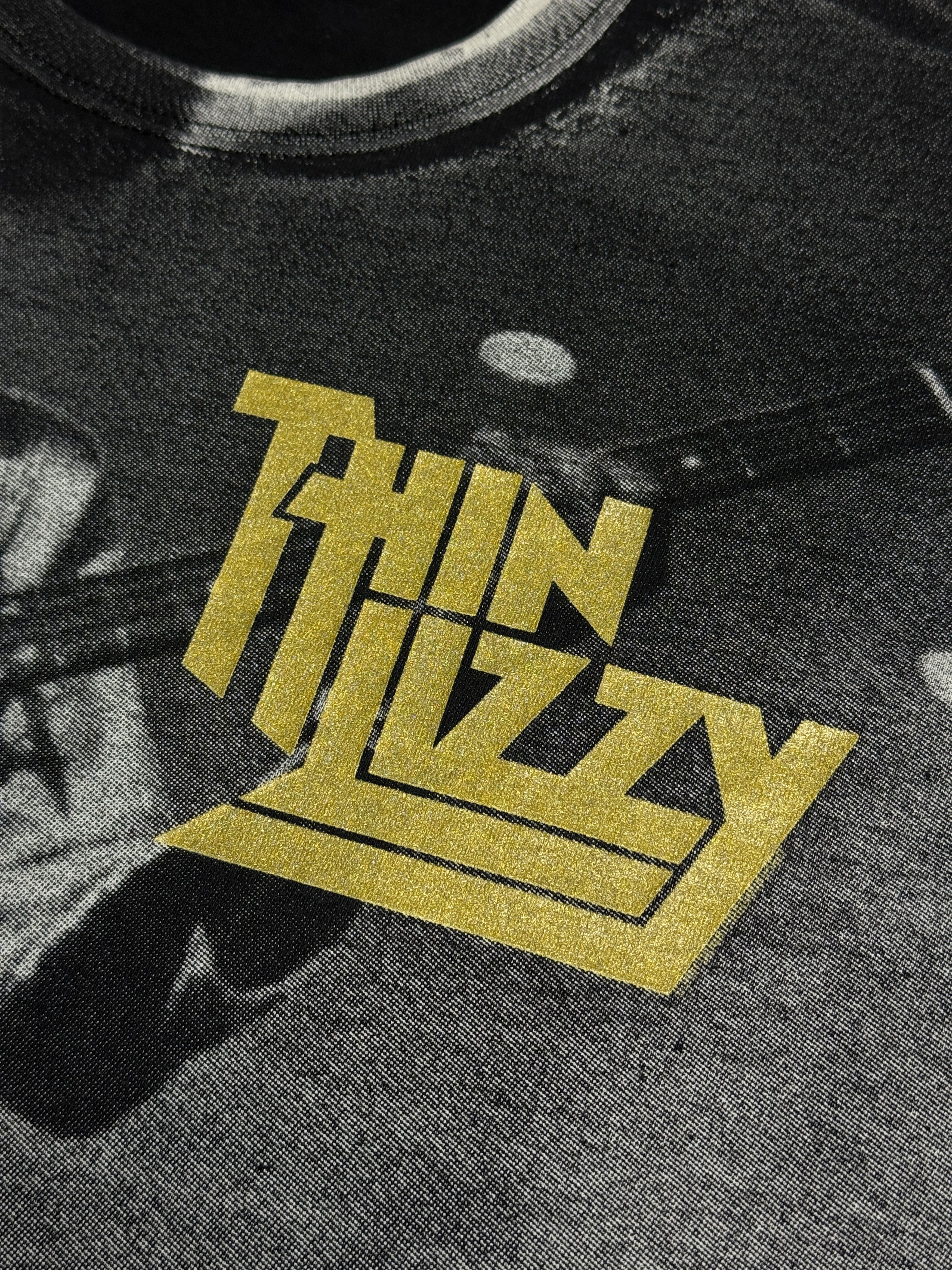 Band Tees Thin Lizzy all over print band t shirt. Size US L / EU 52-54 / 3 - 3 Thumbnail