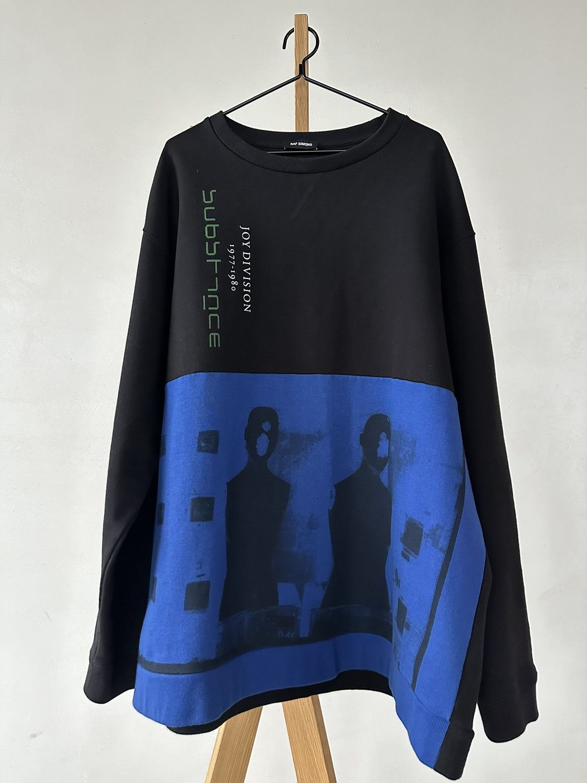 image of Raf Simons Ss18 Joy Division Sweatshirt in Black, Men's (Size Medium)