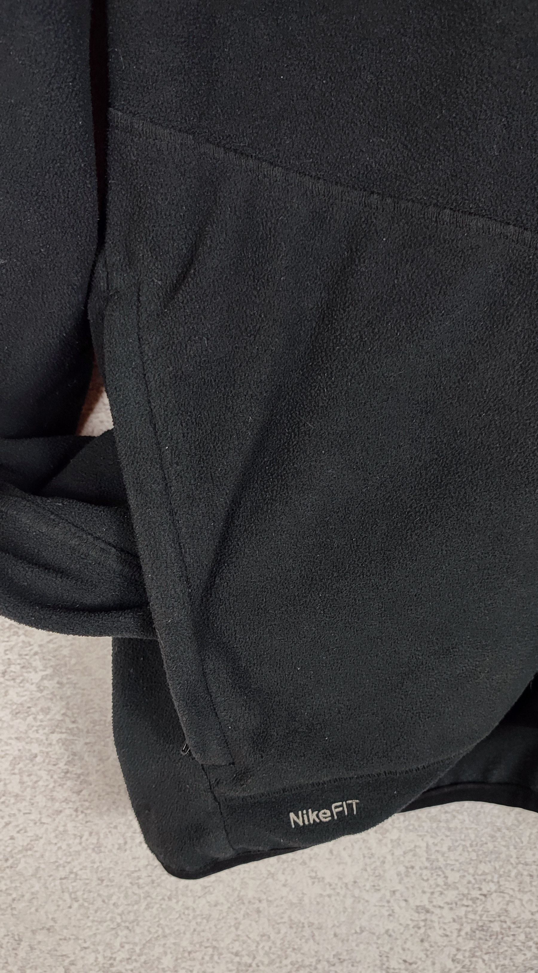 Nike 🔥 Nike Fleece Zip Jacket Vintage Black y2k Therma Fit Size US L / EU 52-54 / 3 - 5 Thumbnail