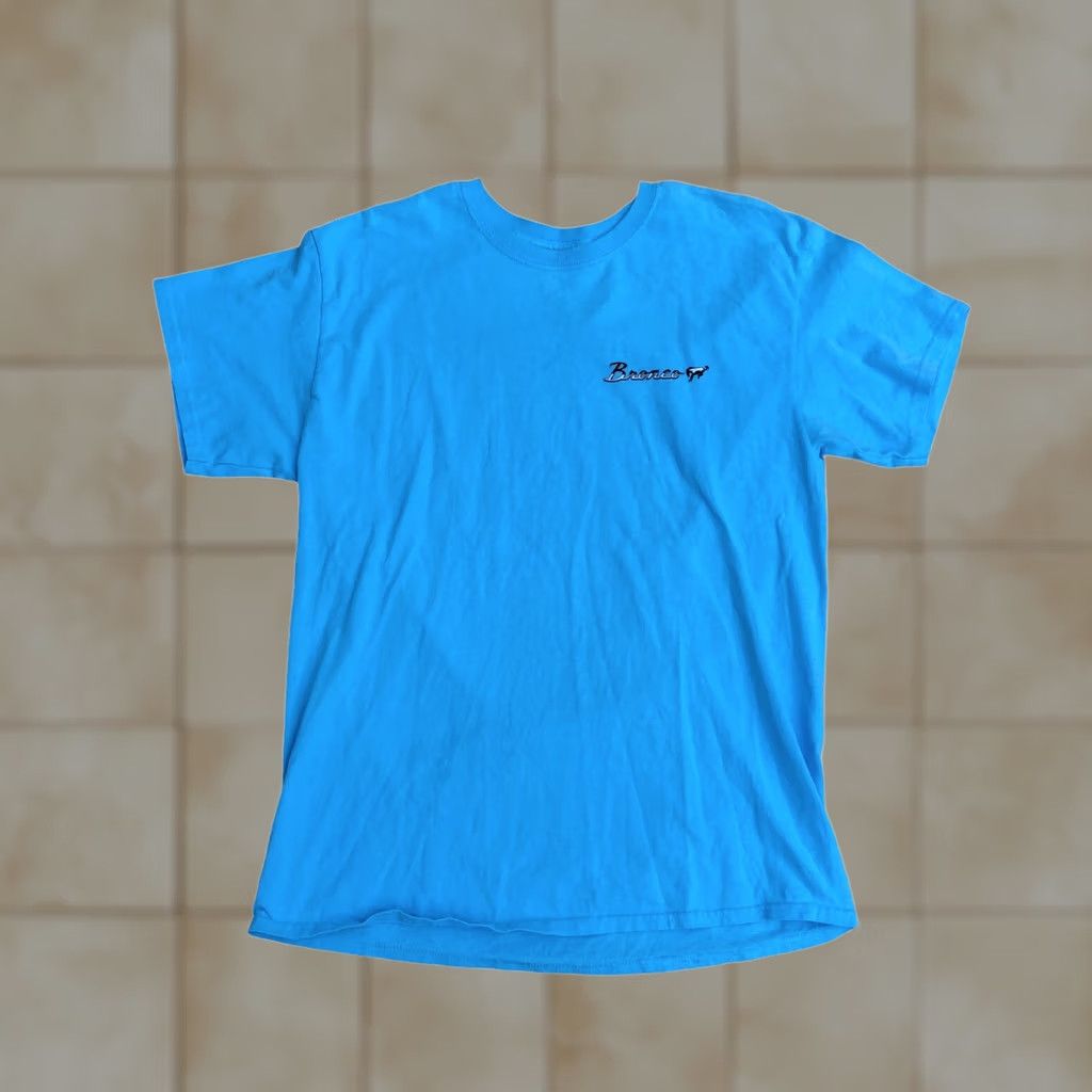 Ford FORD Wright and Ditson Bronco T Shirt LG Blue Short Sleeve Crew Neck Mens Size US L / EU 52-54 / 3 - 1 Thumbnail
