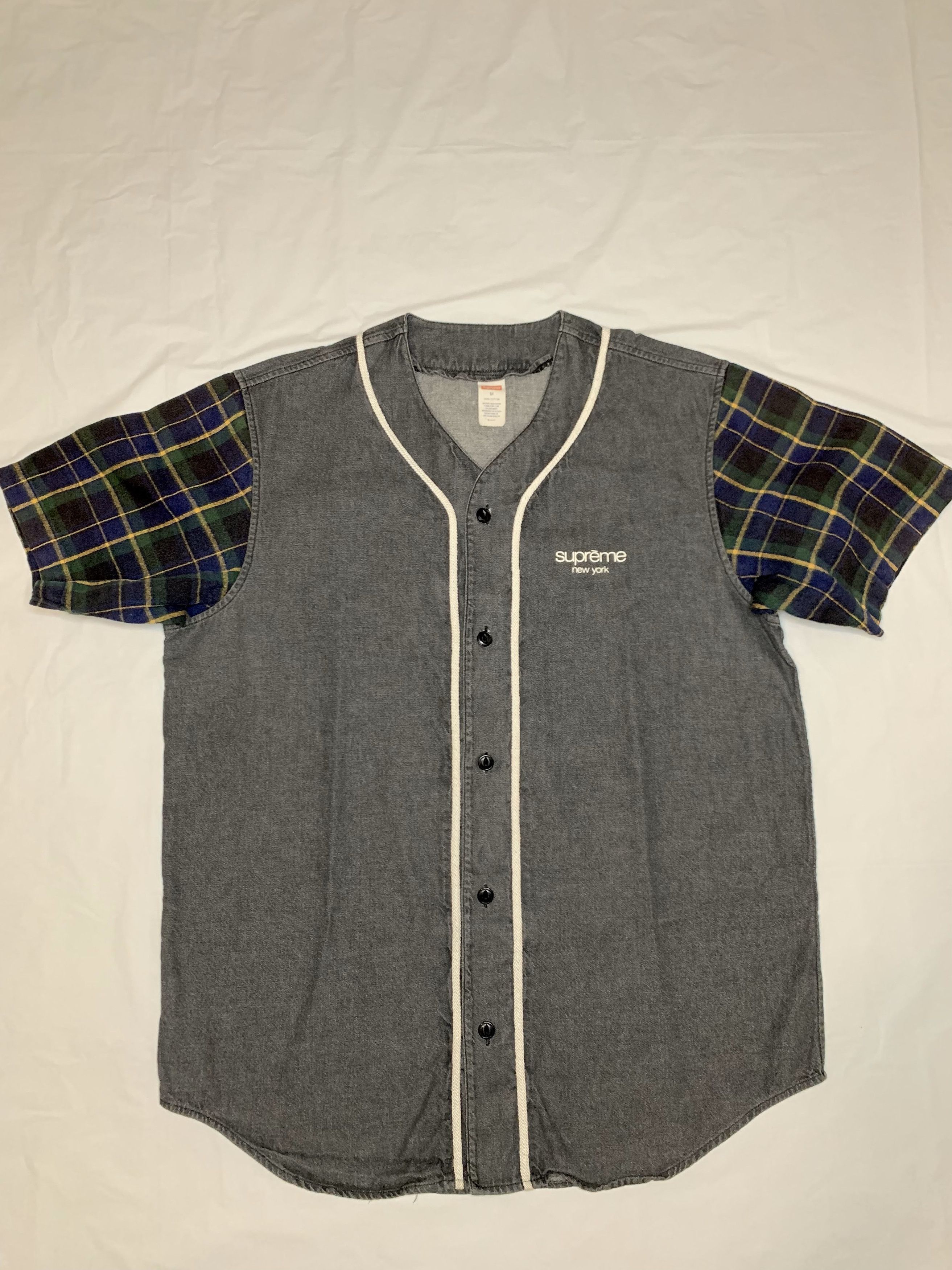 Supreme Supreme SS14 Denim Flannel Shirt | Grailed
