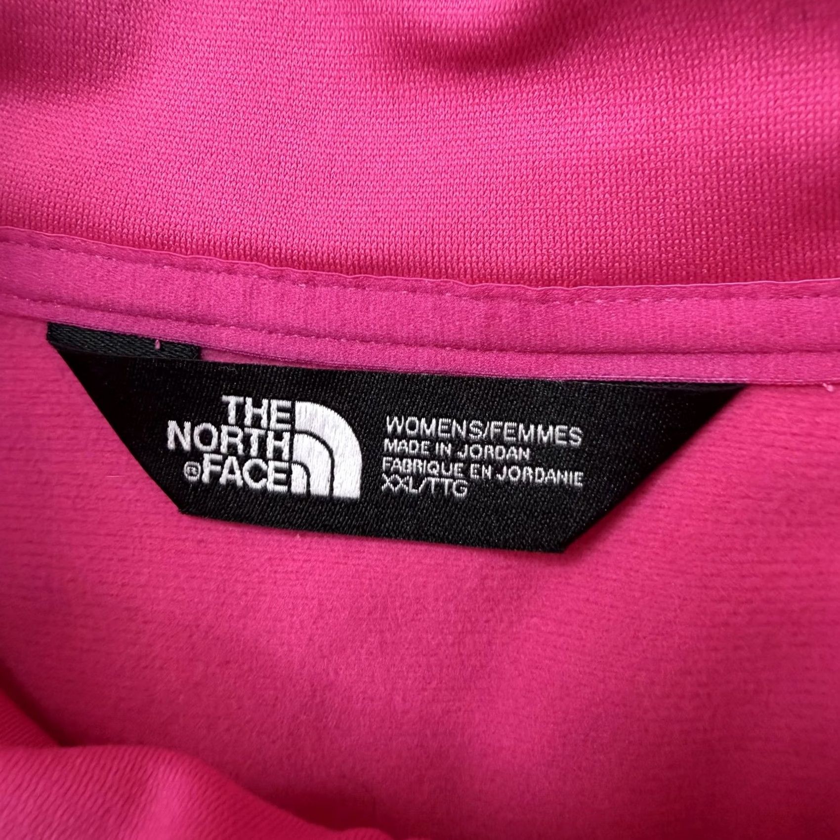 The North Face The North Face Fleece Pullover Womens XXL Pink 1/4 Zip Mock Neck Long Sleeve Size XXL / US 16-18 / IT 52-54 - 2 Thumbnail