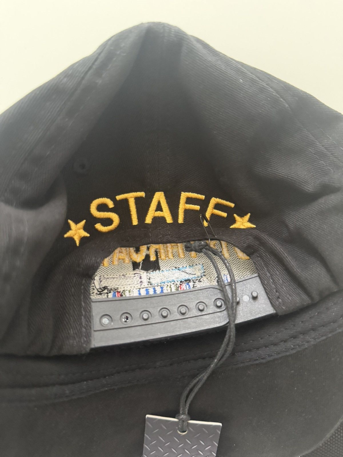 STAFF WORKFORCE New Black Staff Work Force Cut Throat City Hat Size ONE SIZE - 3 Thumbnail