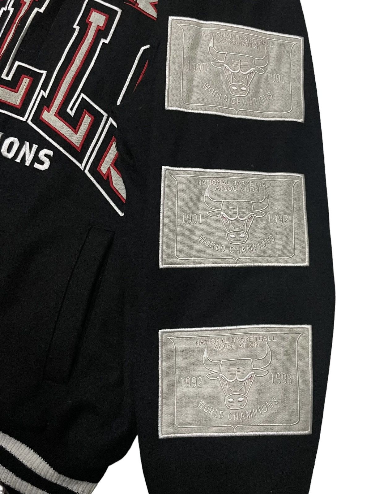 NBA Vintage Chicago Bulls X Jeff Hamilton NBA Wool Varsity Size US S / EU 44-46 / 1 - 15 Thumbnail