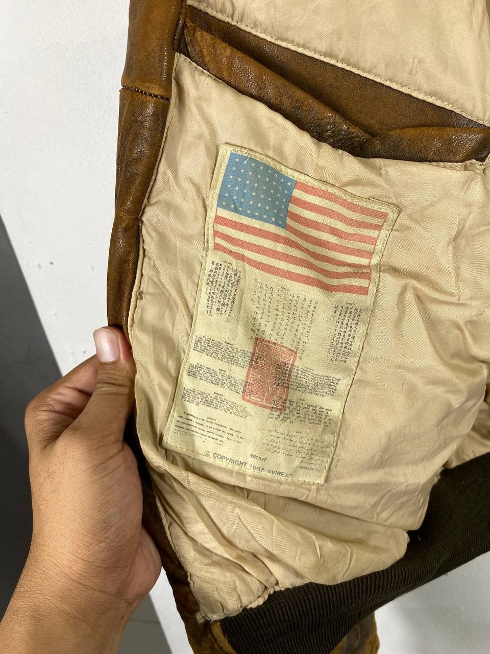 Avirex vintage avirex us air force leather jacket distressed Size US M / EU 48-50 / 2 - 13 Thumbnail