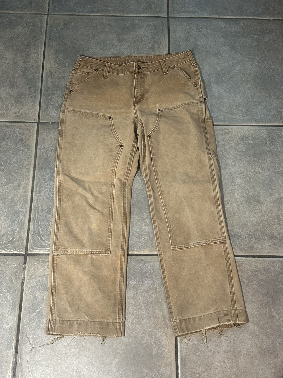 Carhartt Vintage Tan Carhartt Double Knees Size US 34 / EU 50 - 1 Thumbnail