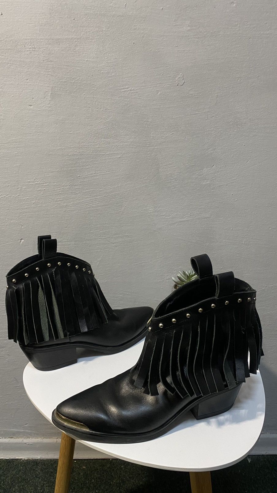 Love Moschino Love Moschino fringe western boot size : EUR 39 Size US 9 / IT 39 - 3 Thumbnail