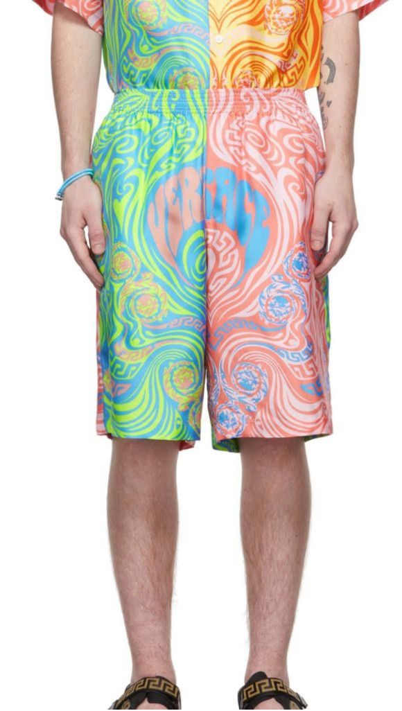 Versace Versace Shorts Size 48 Multi-color Size US 42 / EU 58 - 1 Thumbnail