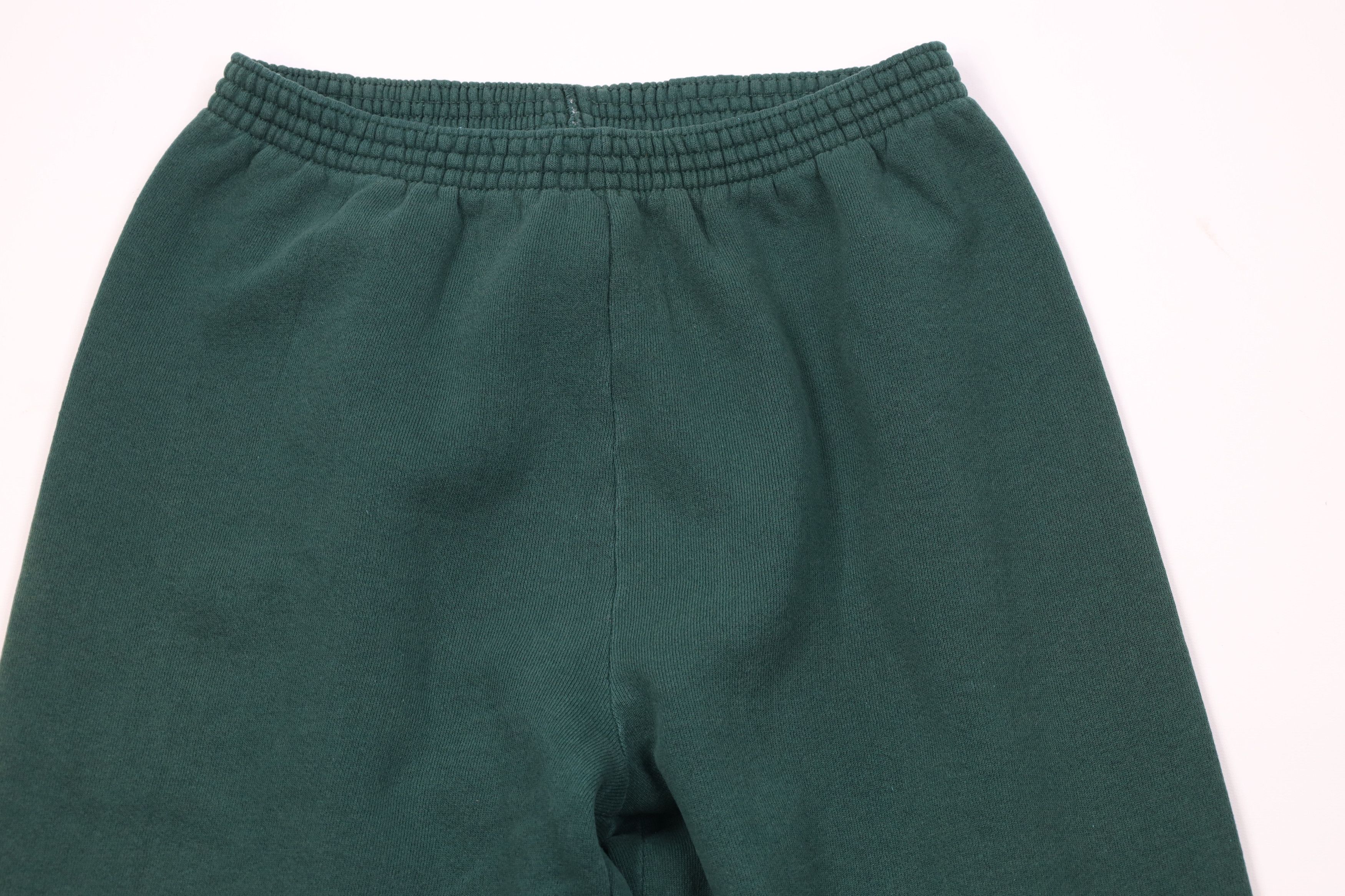 Vintage Vintage 90s Streetwear Sweatpants Joggers Pants Green USA Size US 36 / EU 52 - 2 Thumbnail