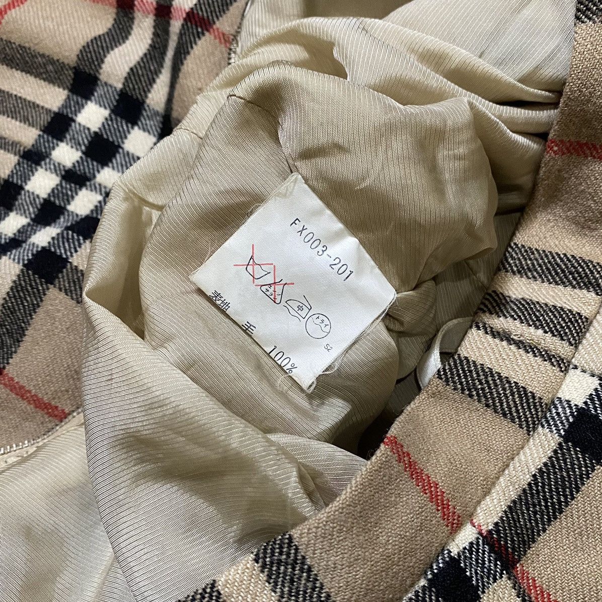 Burberry × Vintage Vintage 70s-80s Burberrys Nova Check Pleated Skirt Size 24" / US 00 / IT 34 - 11 Thumbnail