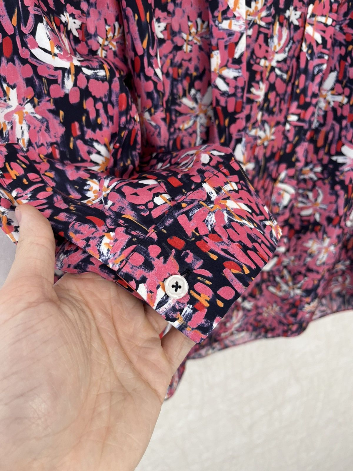 Marni Marni Floral Impressionist Silk Top Size XL / US 12-14 / IT 48-50 - 6 Thumbnail