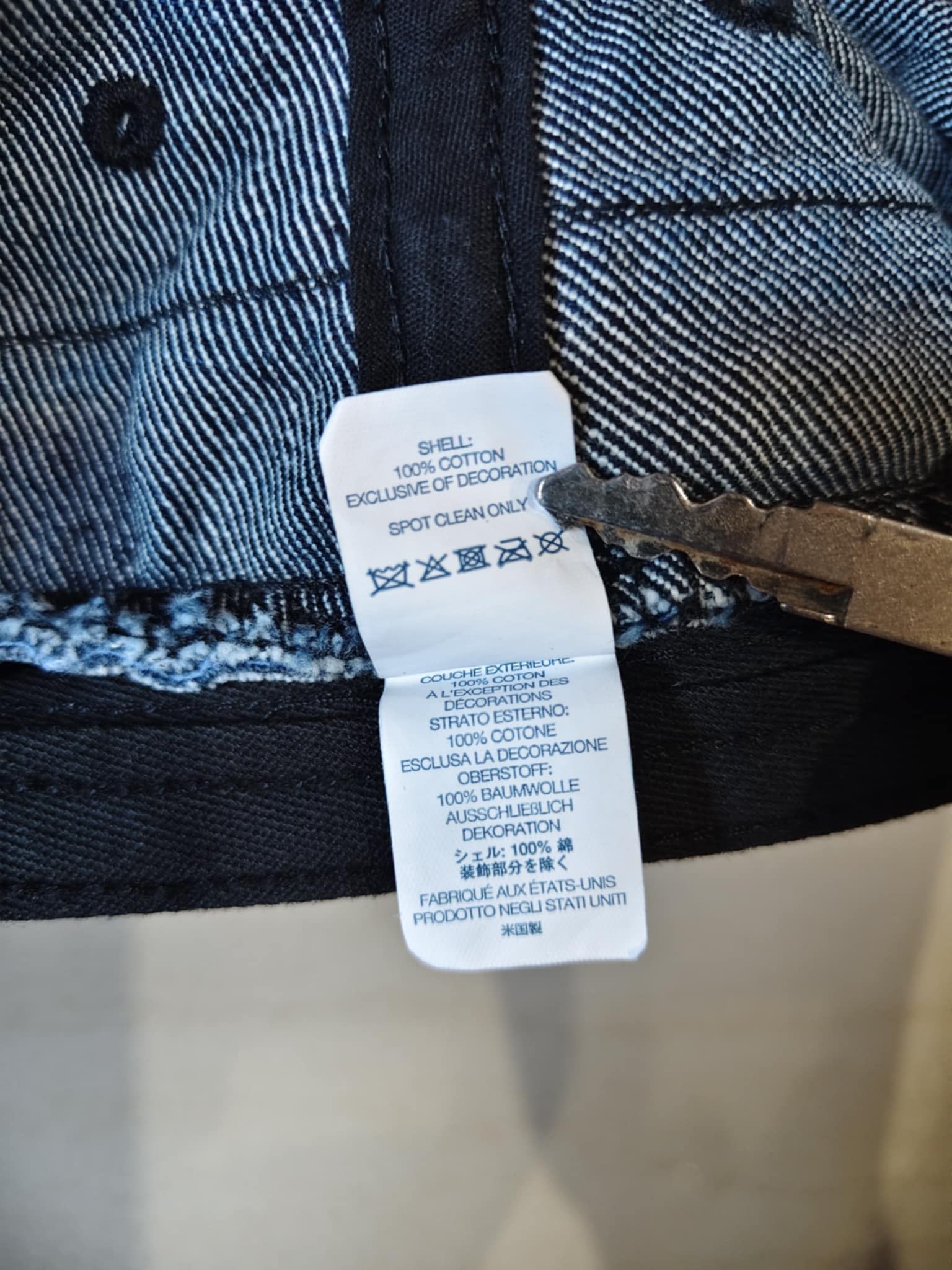Supreme SS24 Supreme Coated Denim Crusher Black Size ONE SIZE - 6 Thumbnail