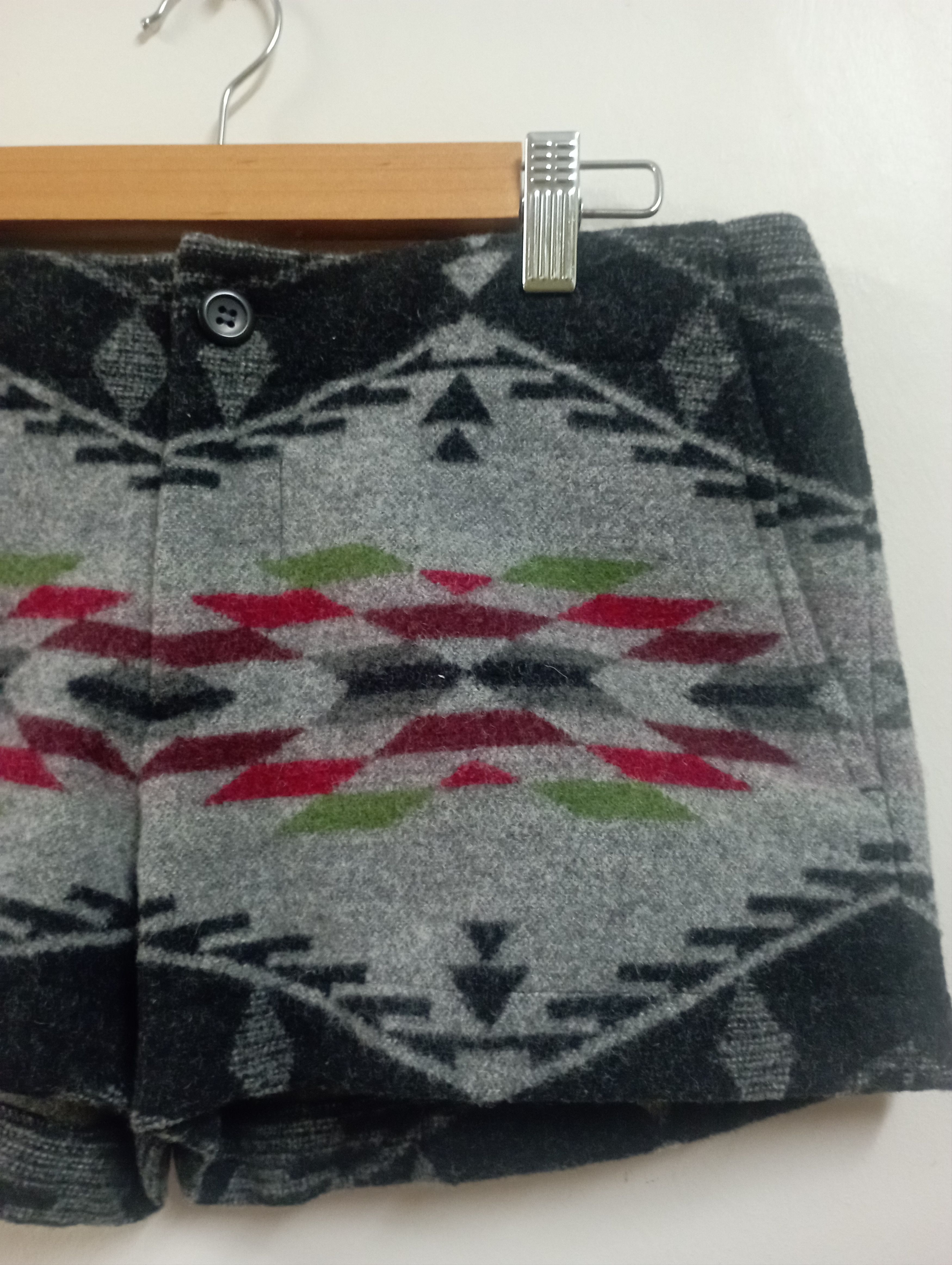Pendleton Vintage Made In USA Navajo Wool Short Pant Pendleton Size 28" / US 6 / IT 42 - 2 Thumbnail
