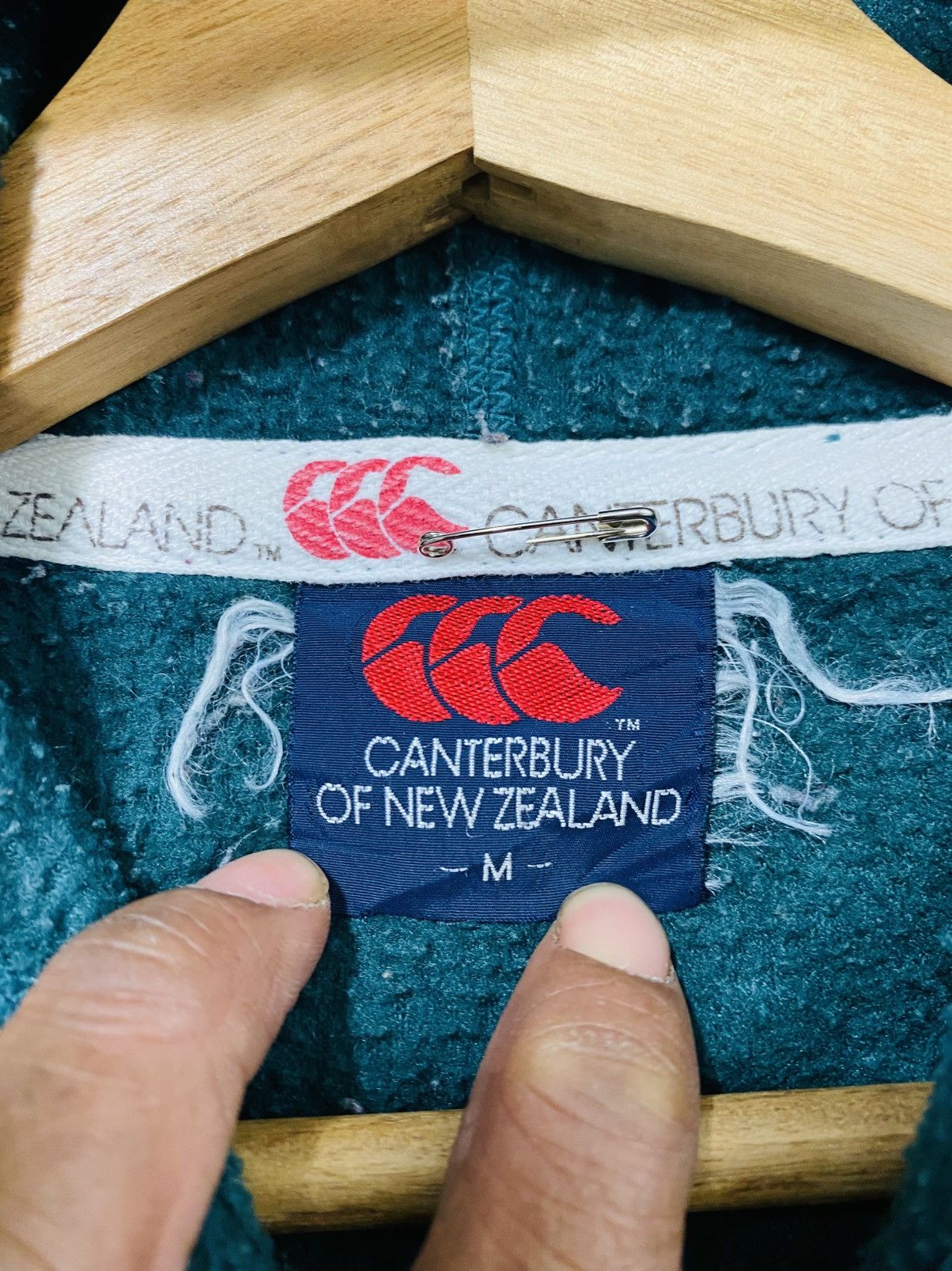 Canterbury of New Zealand Vintage 80s Canterbury of New Zealand Zipper Hoodie Fleece Size US M / EU 48-50 / 2 - 14 Thumbnail