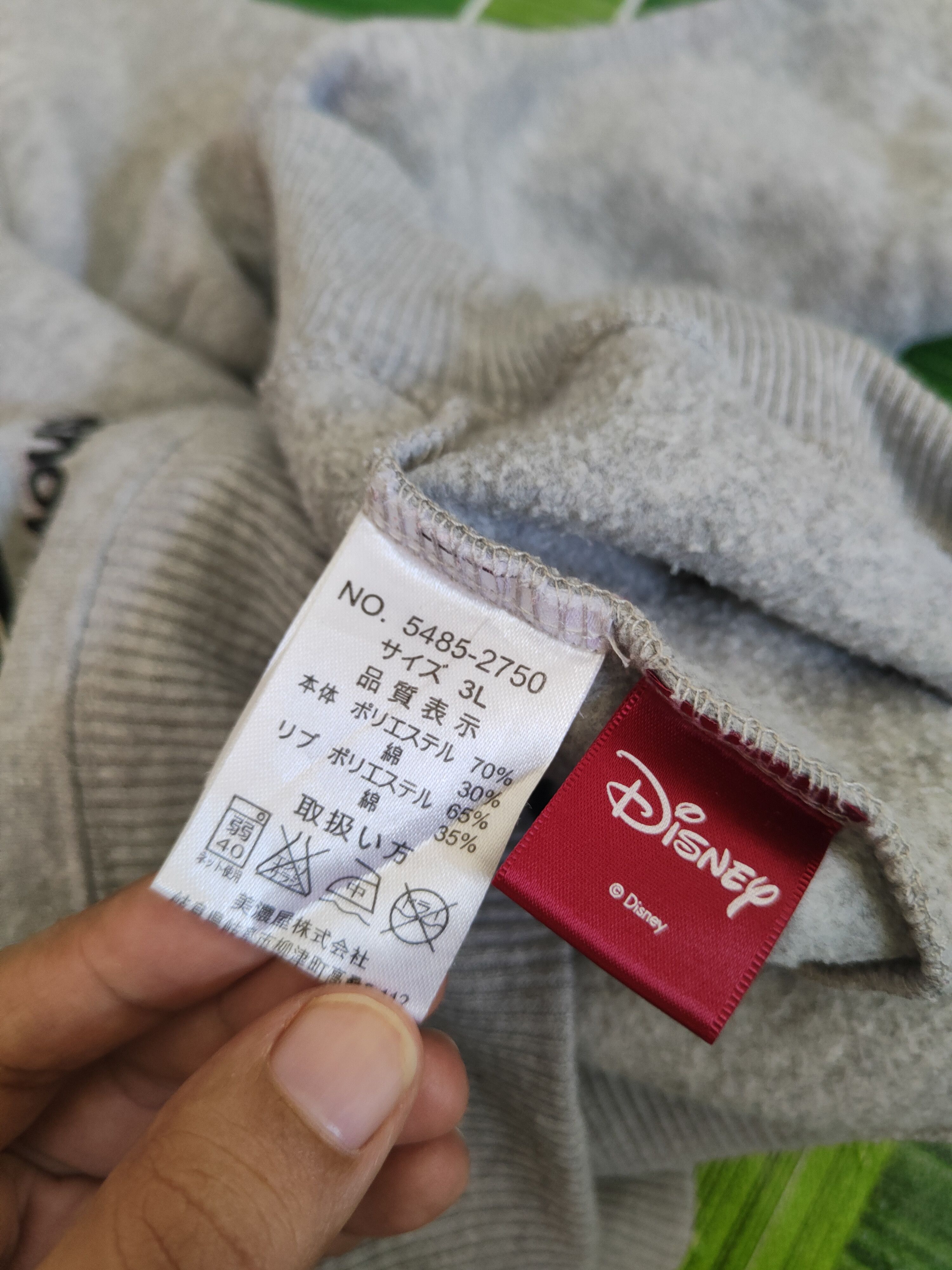 Disney Disney Gray Mickey Mouse Hoodie Sweatshirts #S1557 Size L / US 10 / IT 46 - 11 Thumbnail