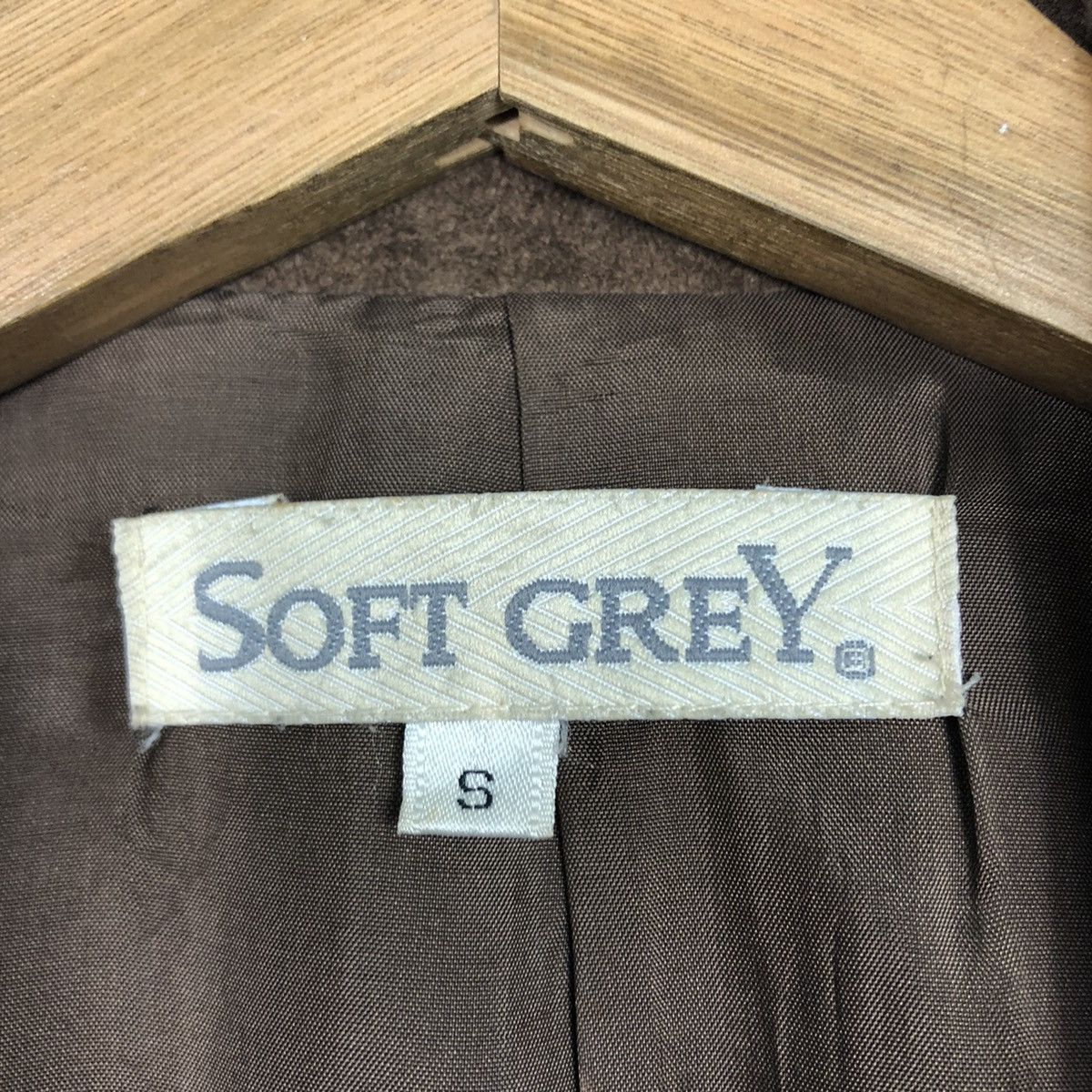 Japanese Brand 📌Vintage Worker Shirt Leather Jacket Soft Grey Issey Miyake Size US S / EU 44-46 / 1 - 18 Thumbnail