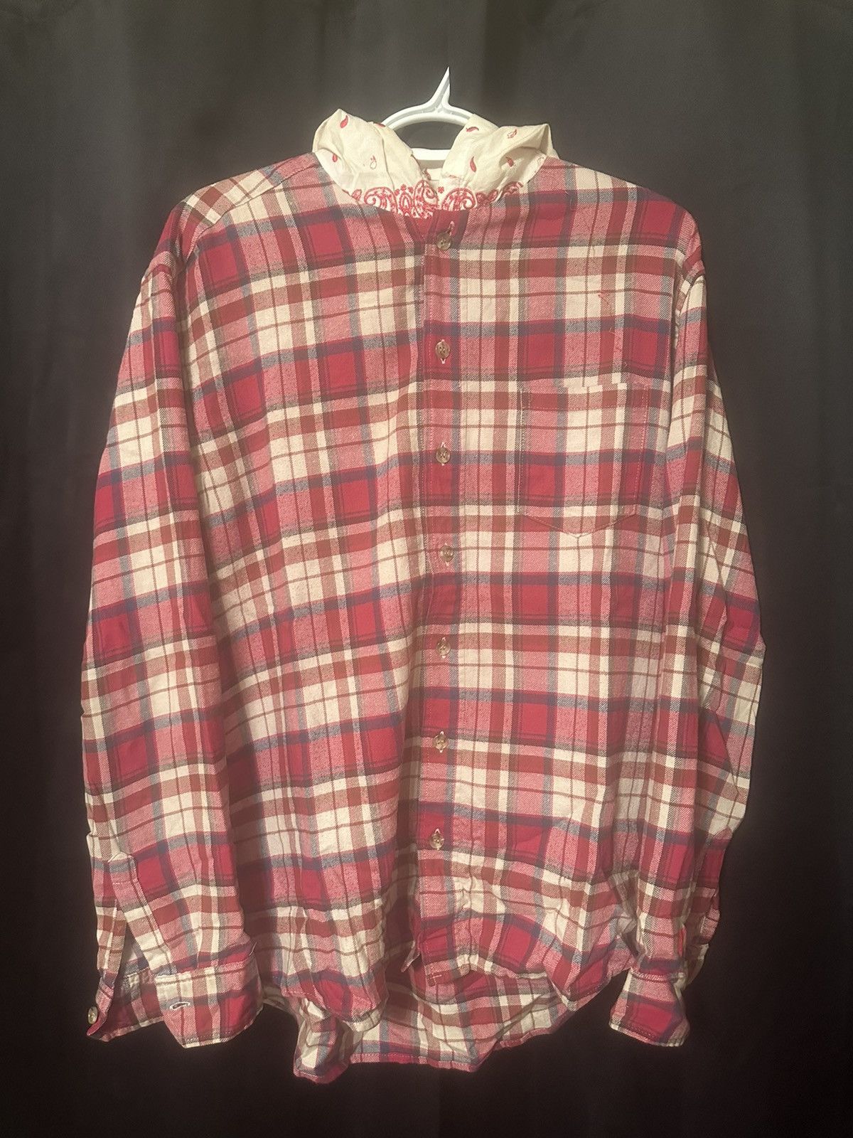 Emotionally Unavailable Paisley Hood Button up Flannel Size US L / EU 52-54 / 3 - 1 Thumbnail
