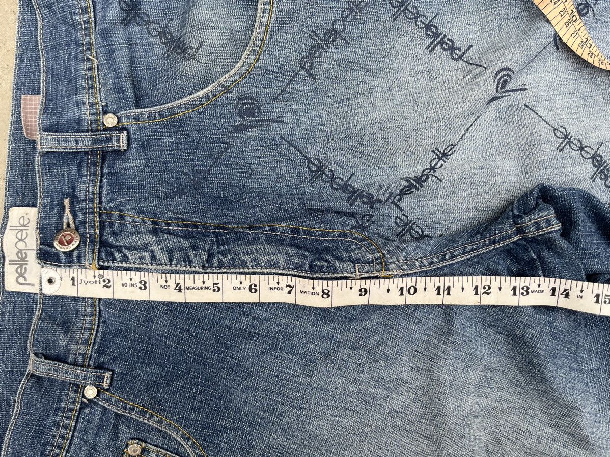 Japanese Brand 🌀RARE PELLE PELLE ICONIC YELLOW STITCHING AND COOL DESIGN Size US 34 / EU 50 - 9 Thumbnail