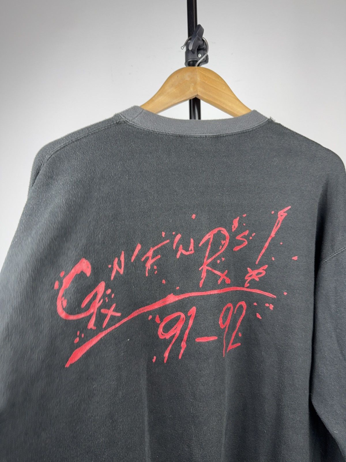 Guns N' Roses Vintage Guns N’ Roses Brockum 1991 Tour Sweatshirt USA Skull Size US L / EU 52-54 / 3 - 15 Thumbnail