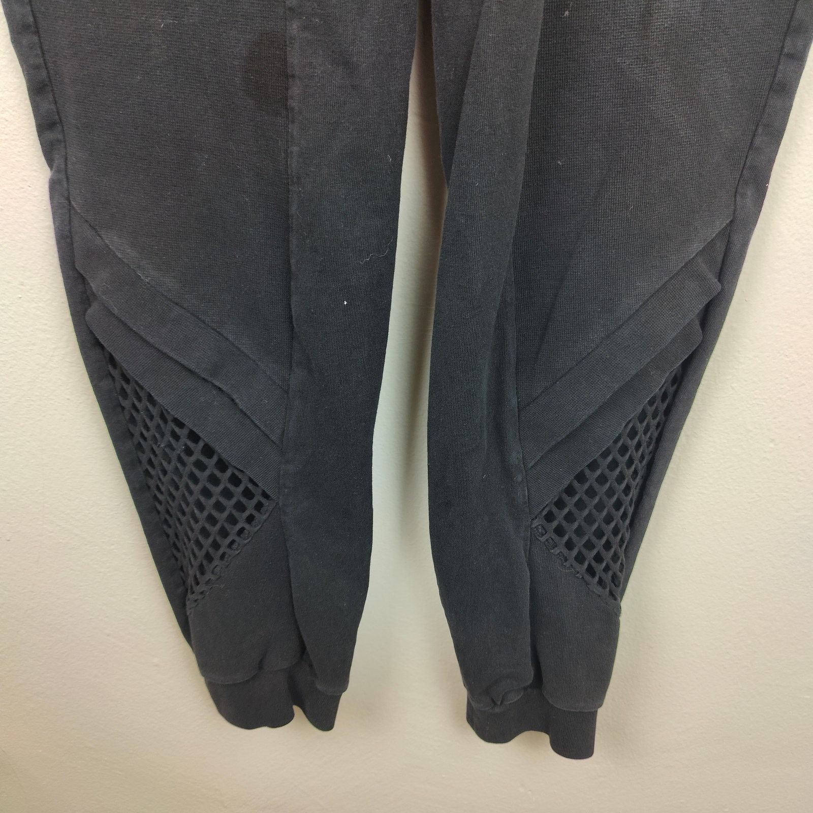 Other Noam Ridley Sweatpants Womens Medium Black Lace Inset Size 28" / US 6 / IT 42 - 3 Thumbnail