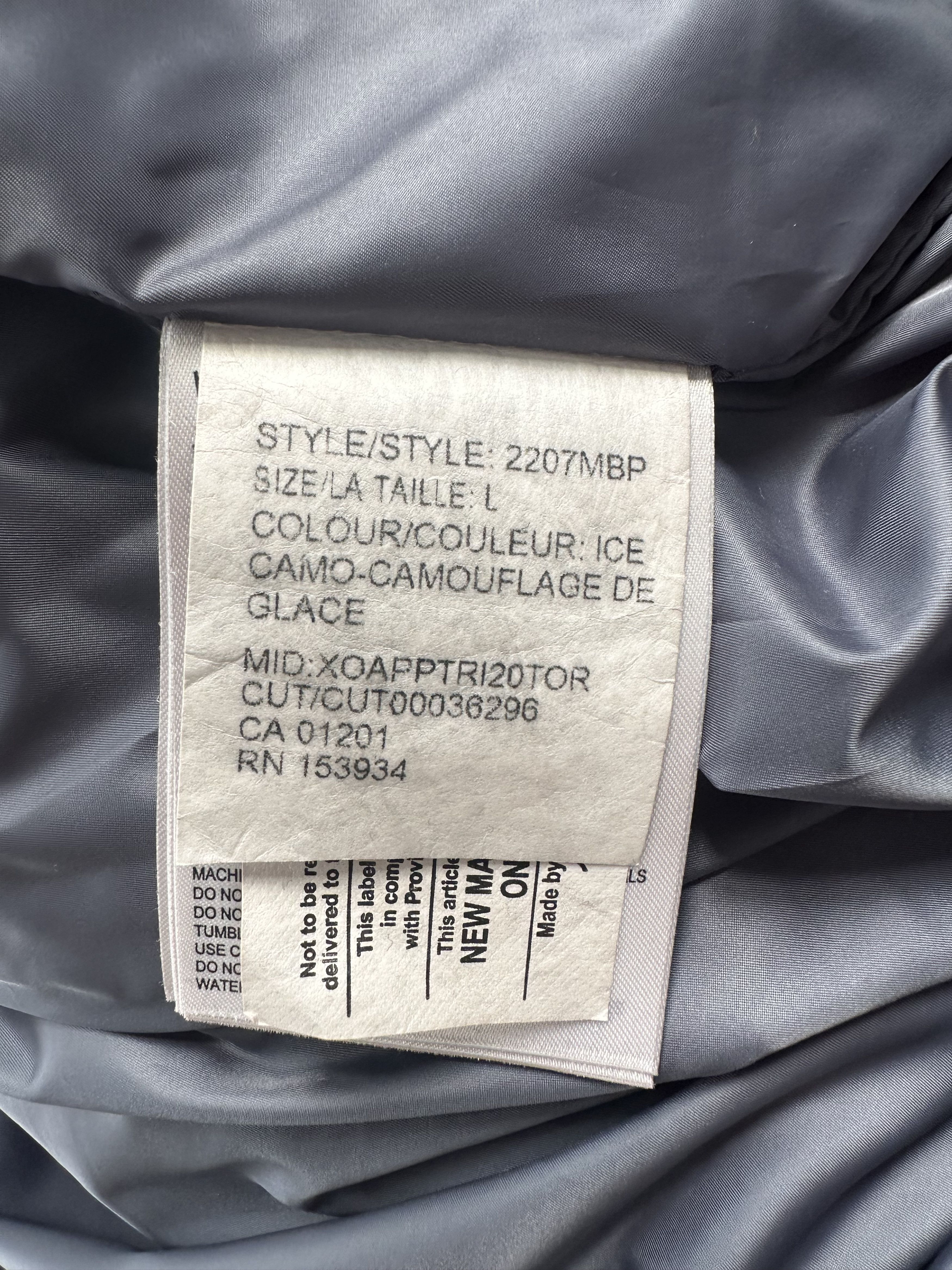 Canada Goose Canada Goose Ice Camouflage Sydney Black Label Men's Jacket Size US L / EU 52-54 / 3 - 5 Thumbnail