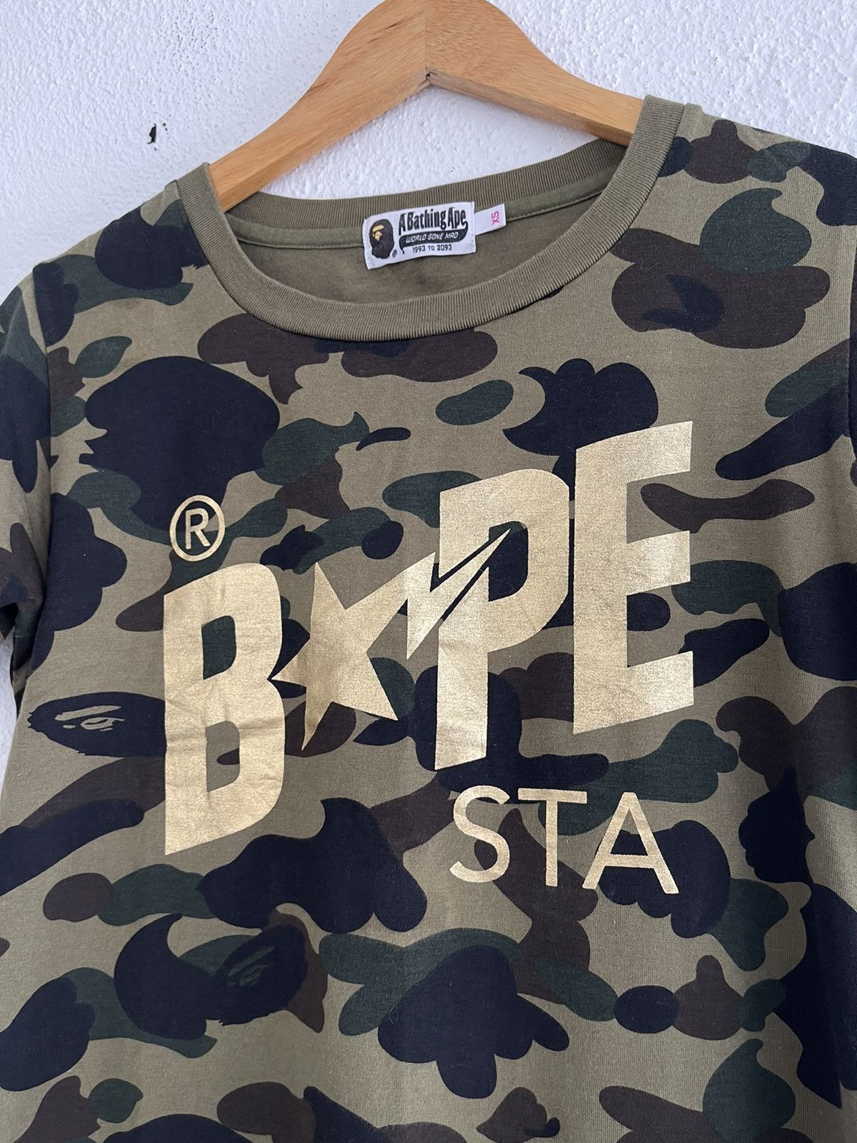 Bape 1st Camo Foil Bape Sta Tee Size XS / US 0-2 / IT 36-38 - 3 Thumbnail