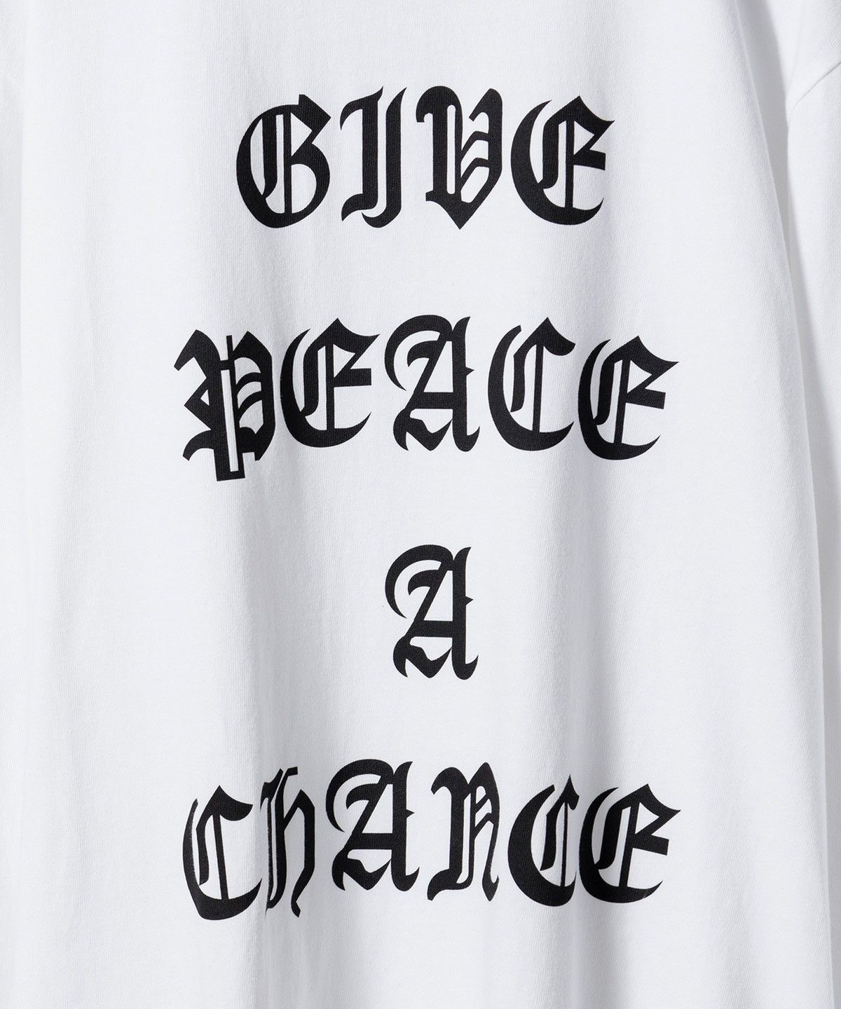 Number (N)ine Number (N)ine “Give Peace A Chance” White Longsleeve size 4 Size US XL / EU 56 / 4 - 5 Thumbnail