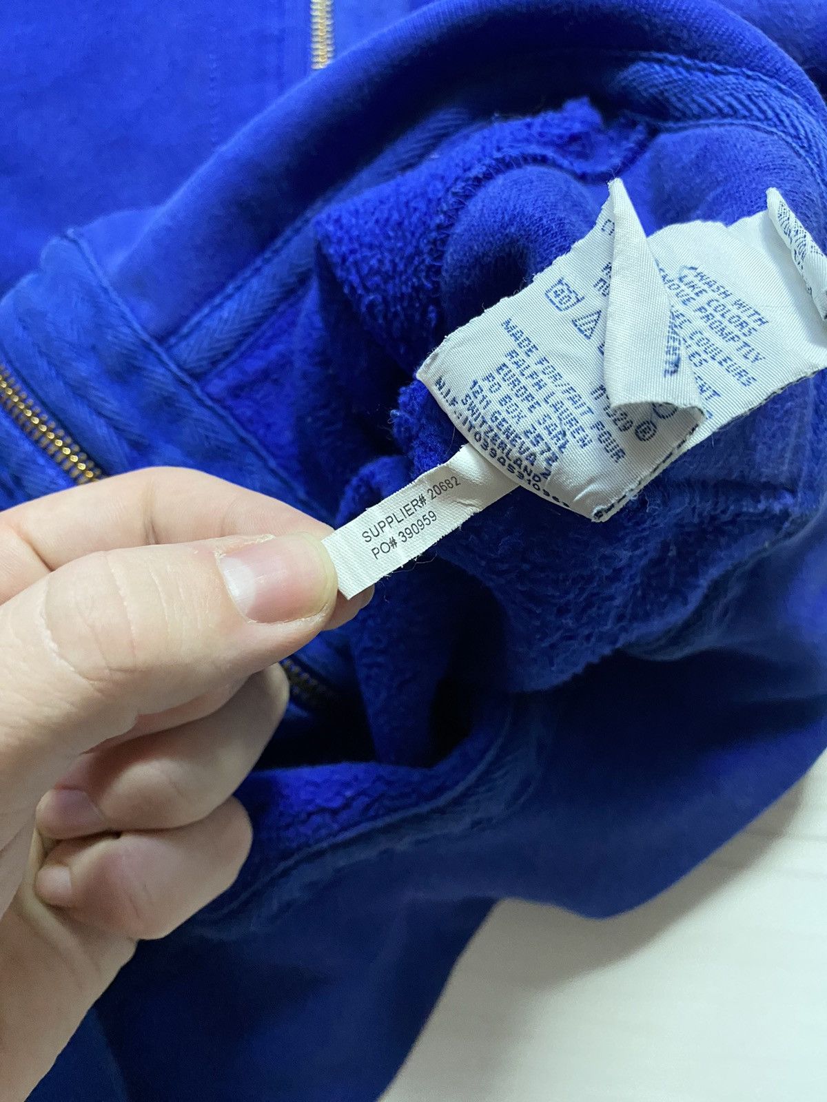 Polo Ralph Lauren Vintage Polo Ralph Lauren spell out full zip y2k hoodie Size US M / EU 48-50 / 2 - 5 Thumbnail