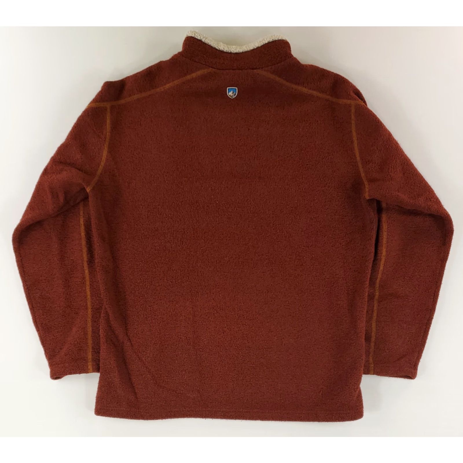 Rusty Kuhl Alfpaca Fleece 1/4 Zip Pullover Rust Red Mens XL Sweatshirt Pullover Red XL Mens Kuhl Alfpaca Fleece 1/4 Zip Pullover Rust Red Size US XL / EU 56 / 4 - 4 Thumbnail