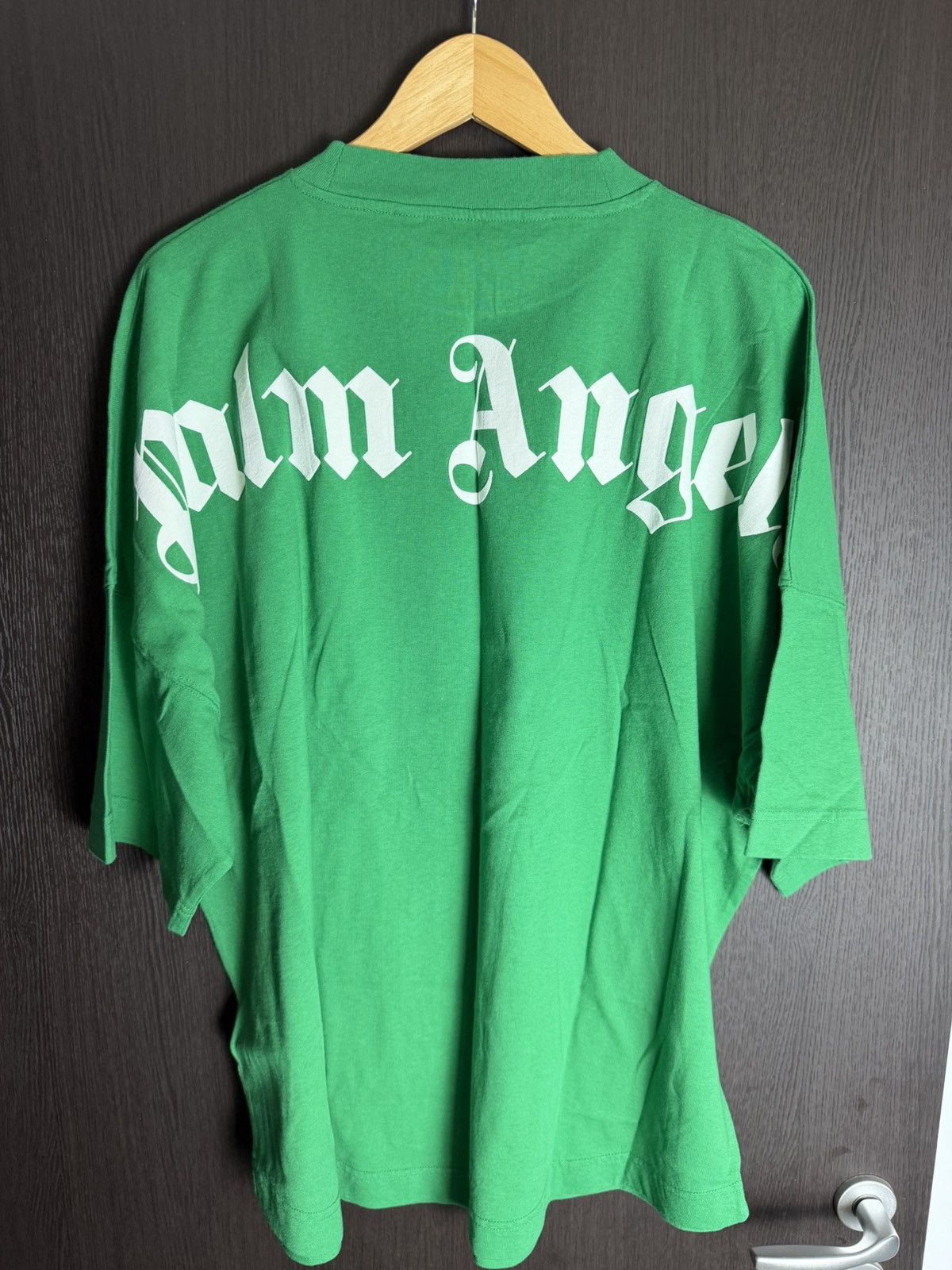 Palm Angels Palm Angels Forest Green Logo T-shirt *NEW* Size US XL / EU 56 / 4 - 1 Thumbnail
