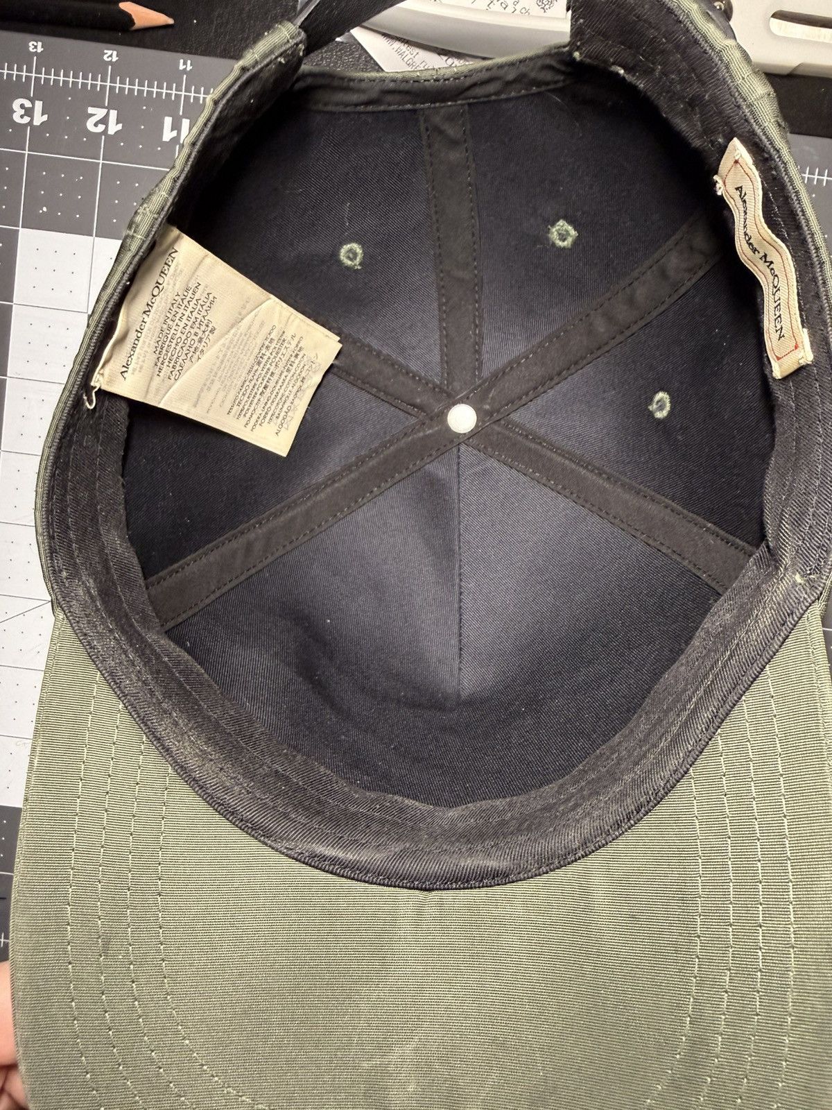 Alexander McQueen Alexander McQueen Graffiti Baseball Cap Size ONE SIZE - 5 Thumbnail