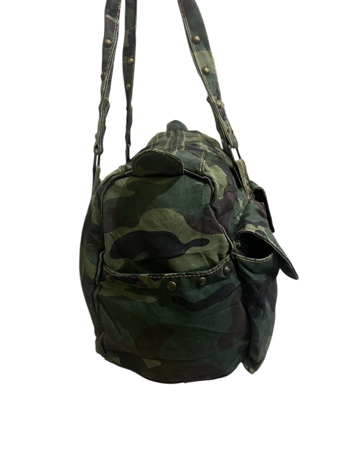 Japanese Brand vintage handle bag camo flag Size ONE SIZE - 3 Thumbnail